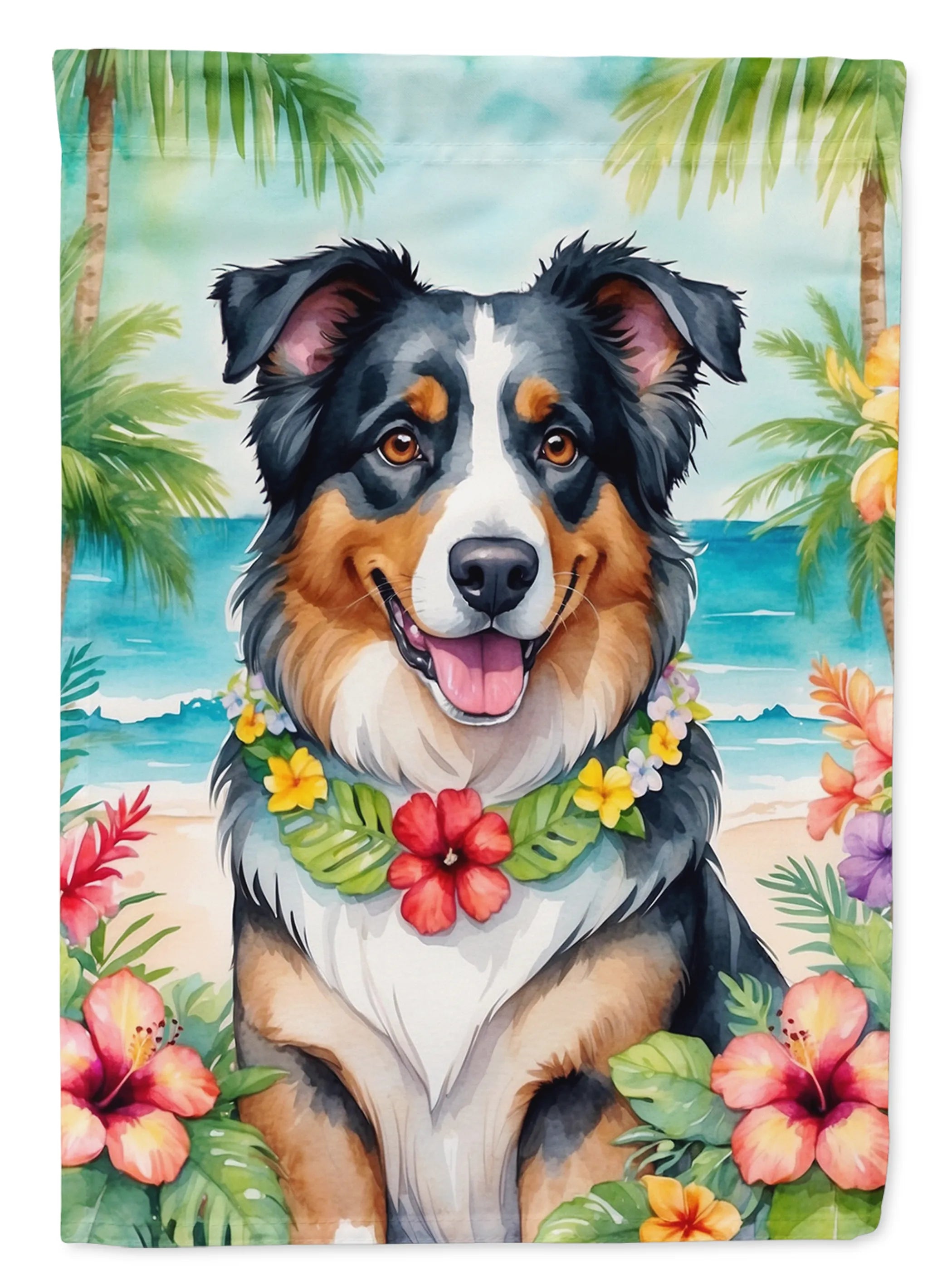 Luau Party Decorative Flag - Size: GARDEN SIZE | Pack Of: 1 | Collection name: Luau party