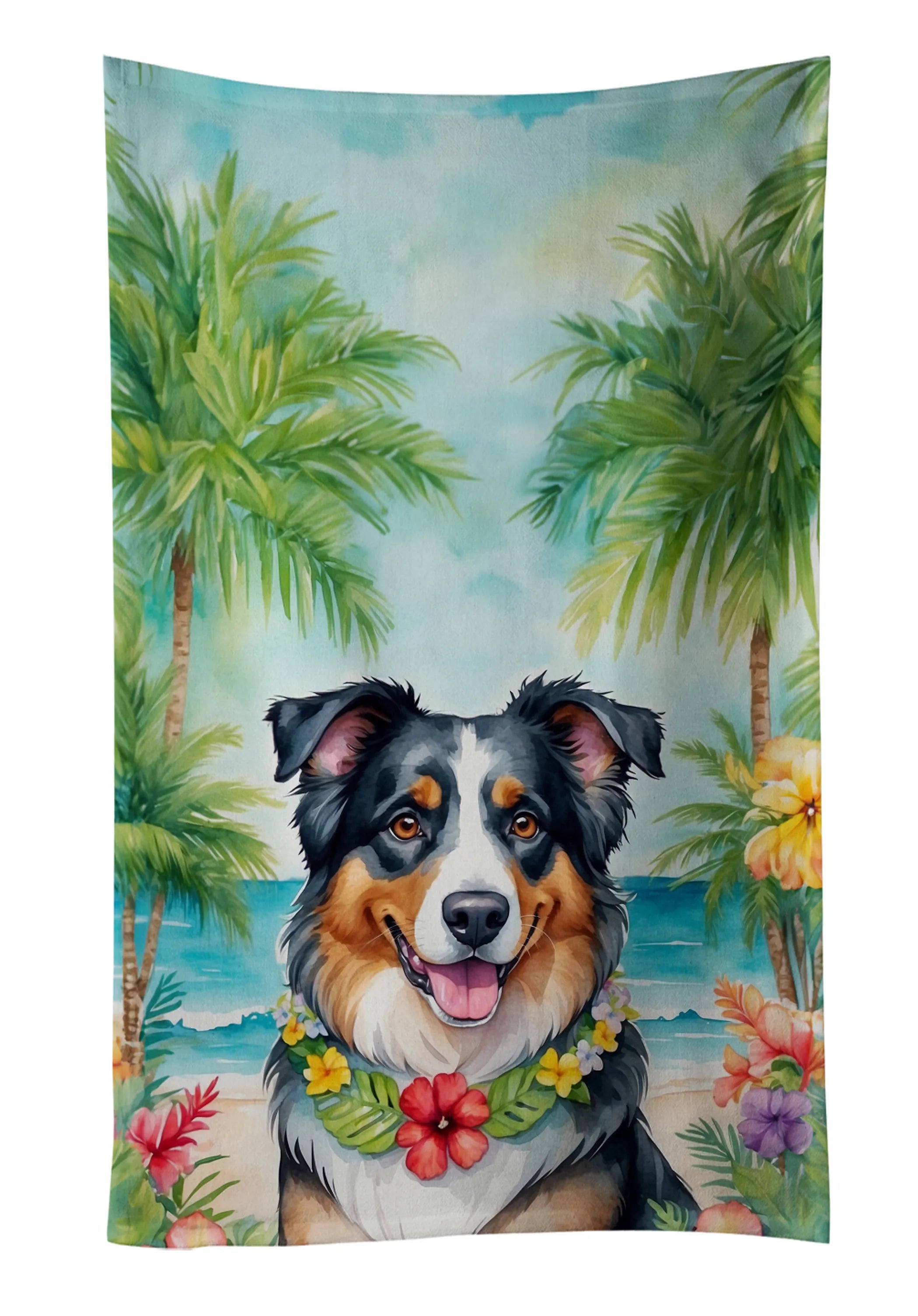 Luau Party Kitchen Towel - Size: 25HX15W | Pack Of: 1 | Collection name: Luau party