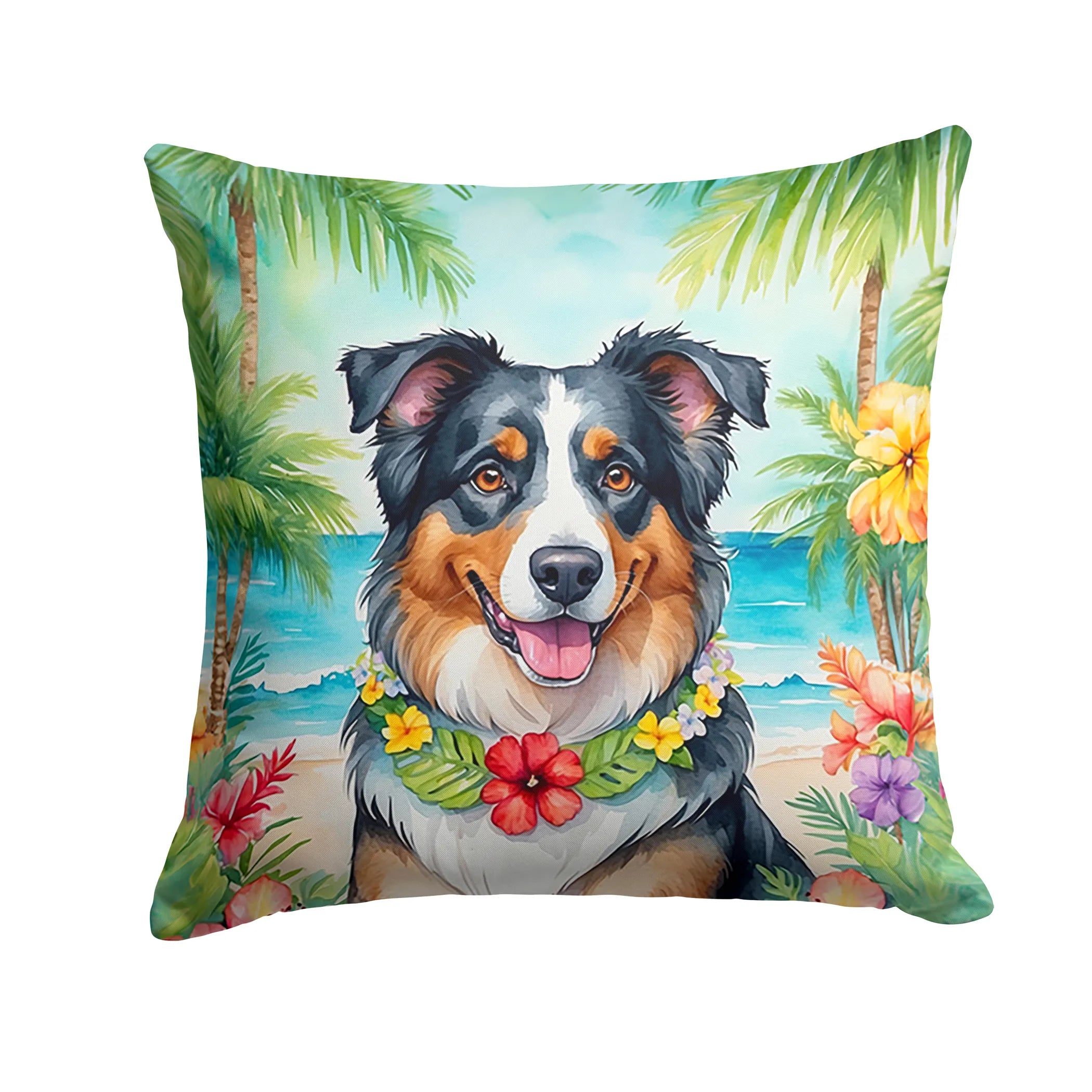 Luau Party Throw Pillow - Size: 14HX14W | Pack Of: 1 | Collection name: Luau party