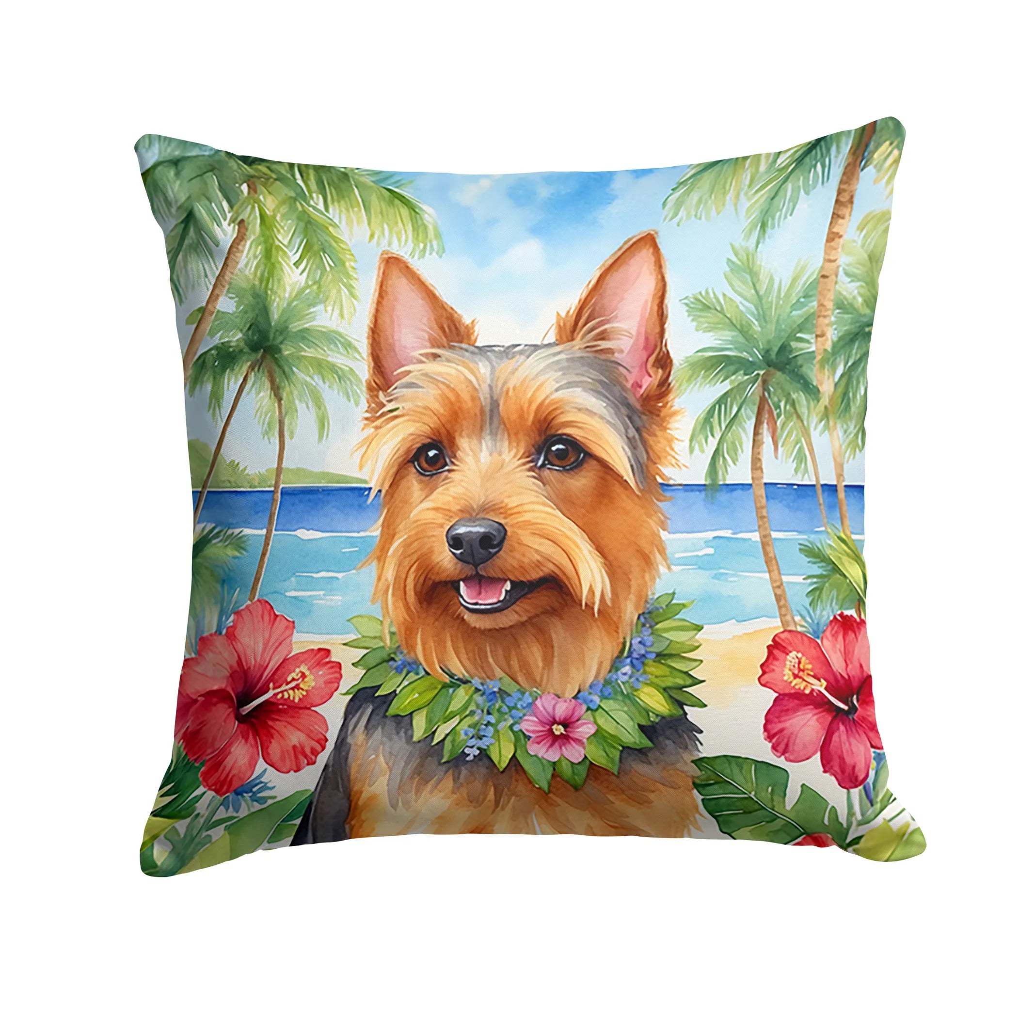 Luau Party Throw Pillow - Size: 14HX14W | Pack Of: 1 | Collection name: Luau party