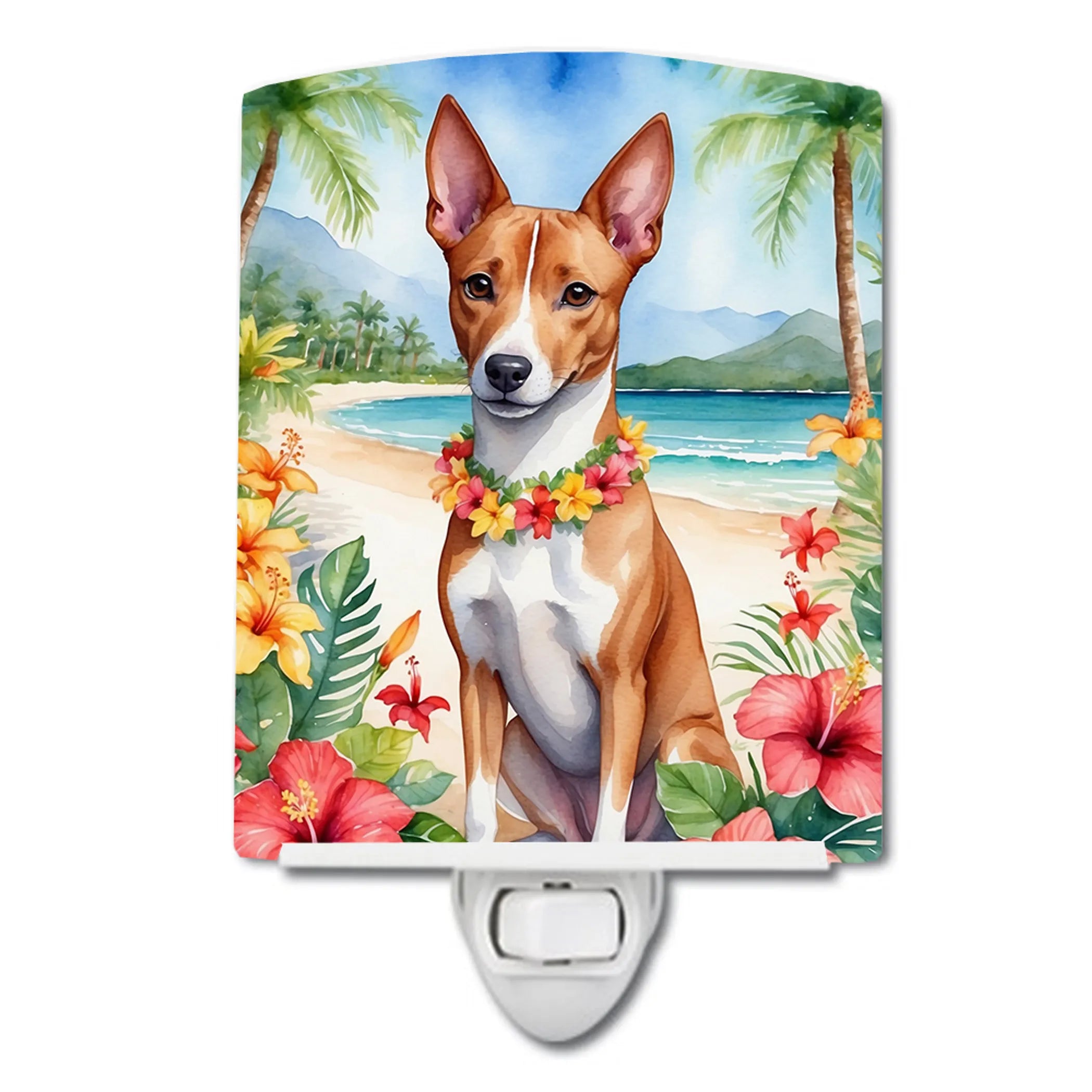 Luau Party Ceramic Night Light - Pack Of: 1 | Collection name: Luau party