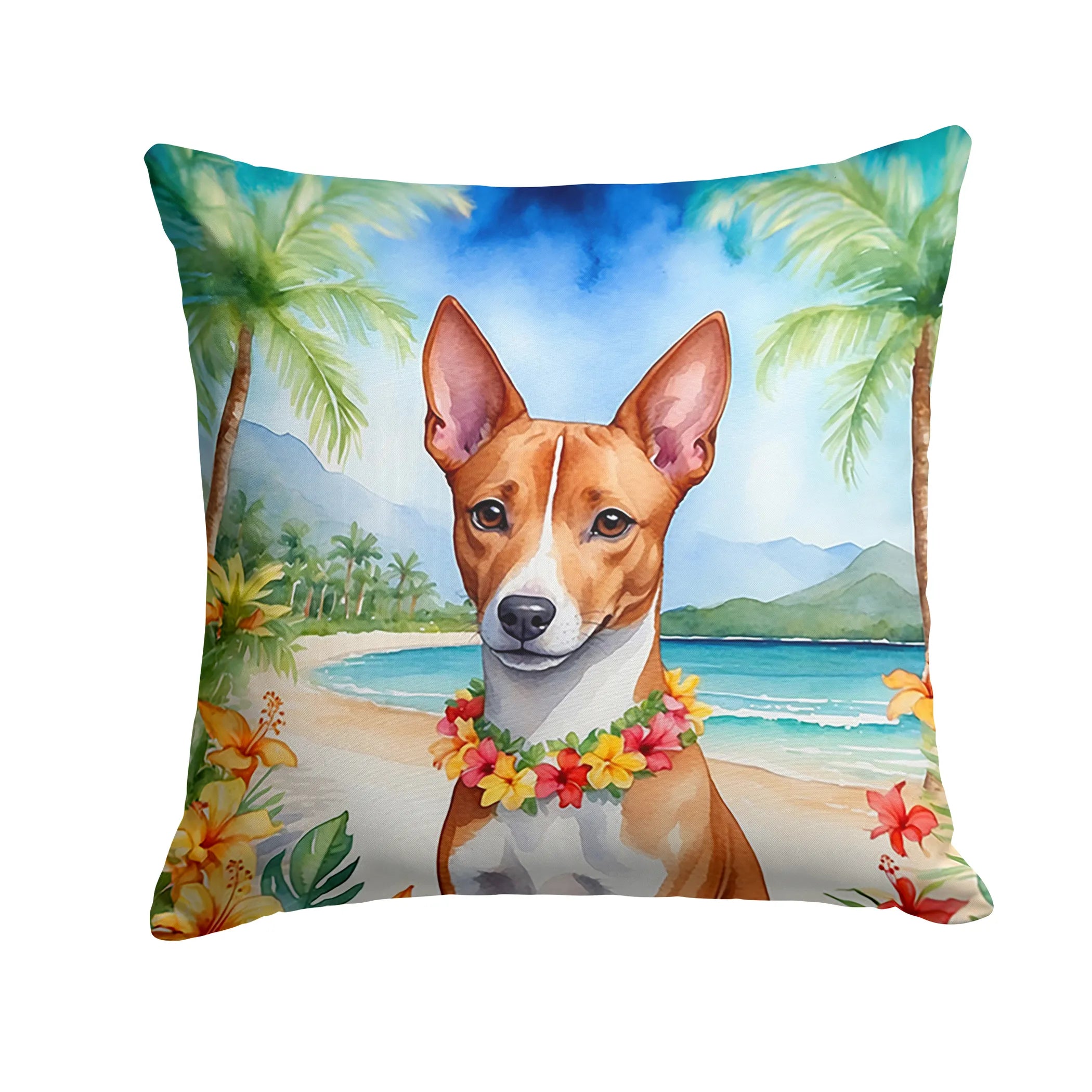 Luau Party Throw Pillow - Size: 14HX14W | Pack Of: 1 | Collection name: Luau party