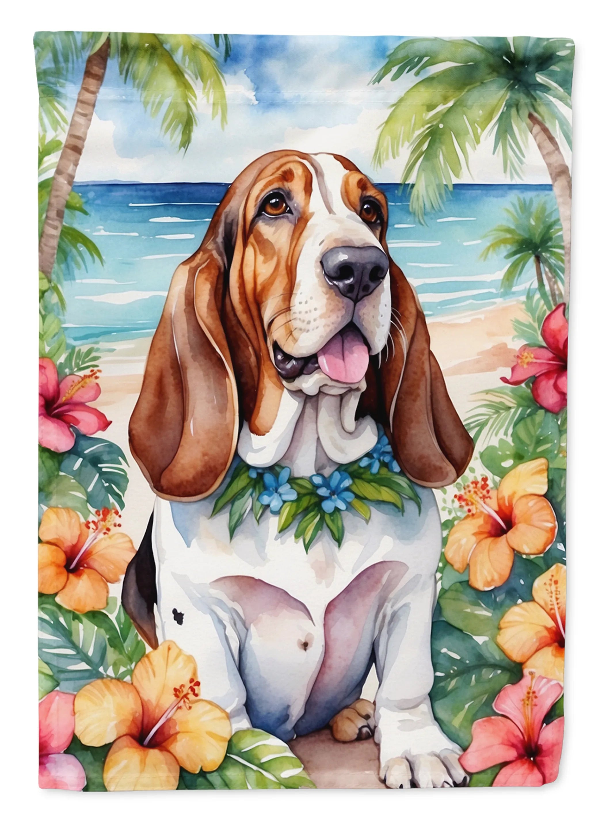 Luau Party Decorative Flag - Size: GARDEN SIZE | Pack Of: 1 | Collection name: Luau party