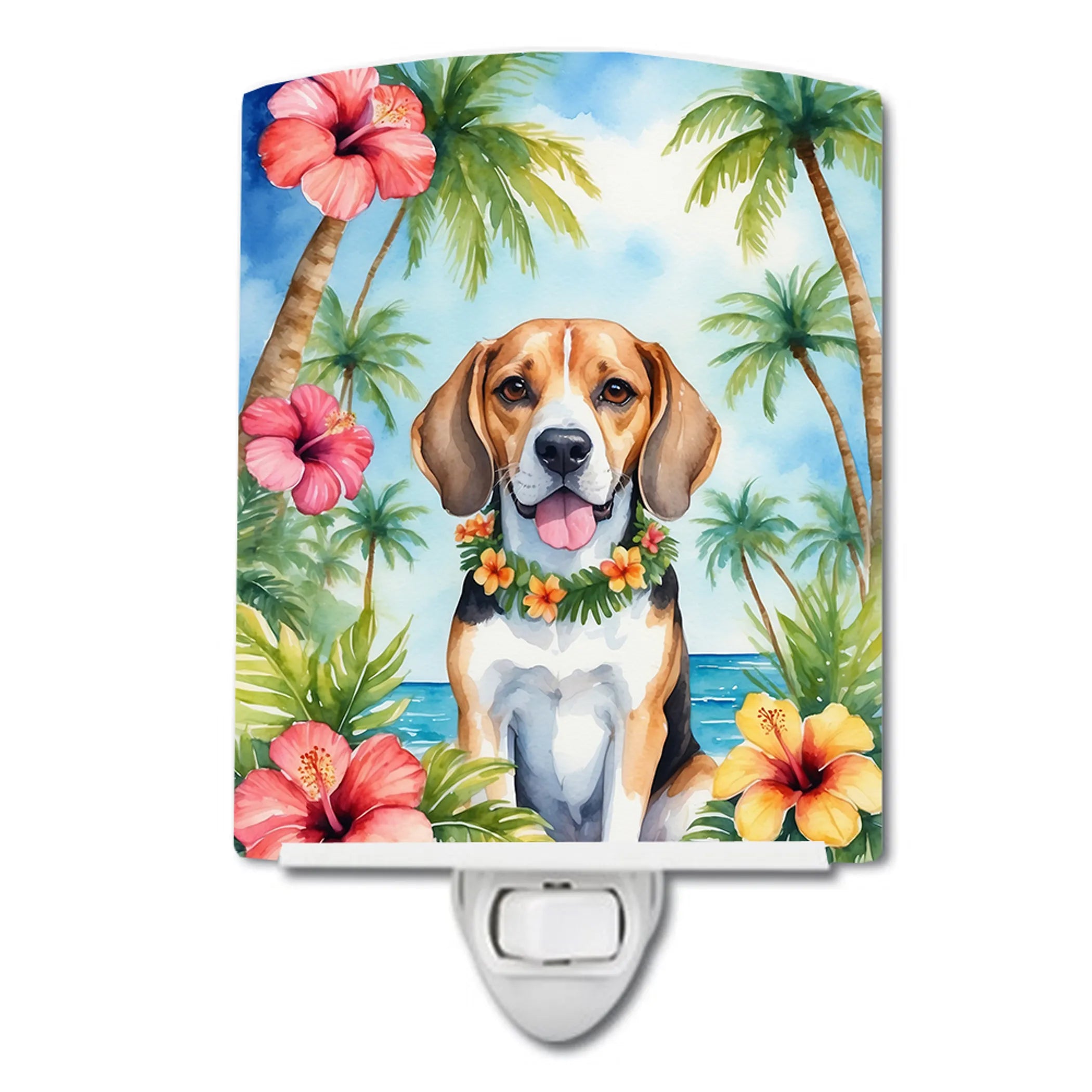 Luau Party Ceramic Night Light - Pack Of: 1 | Collection name: Luau party