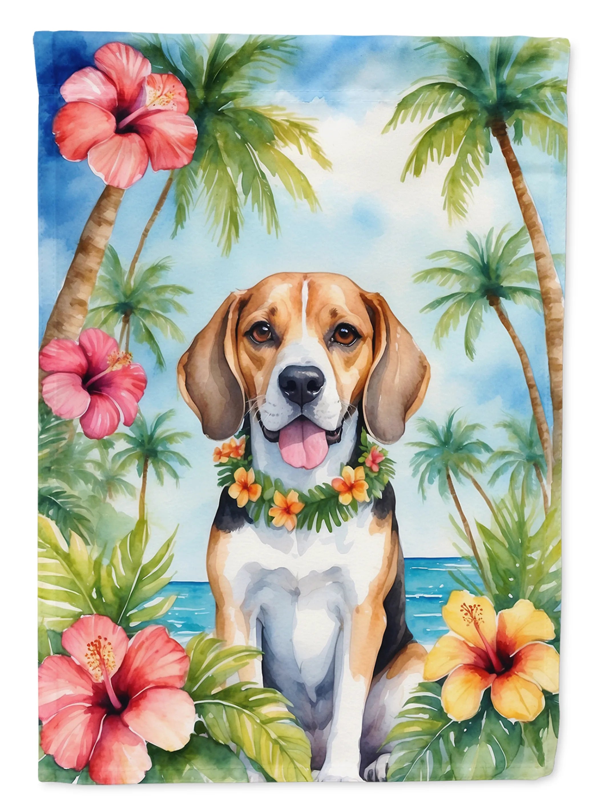 Luau Party Decorative Flag - Size: GARDEN SIZE | Pack Of: 1 | Collection name: Luau party
