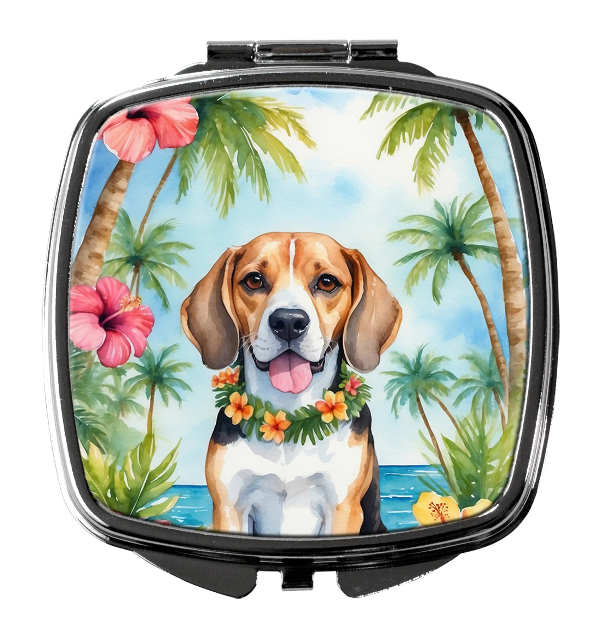 Luau Party Compact Mirror - Pack Of: 1 | Collection name: Luau party