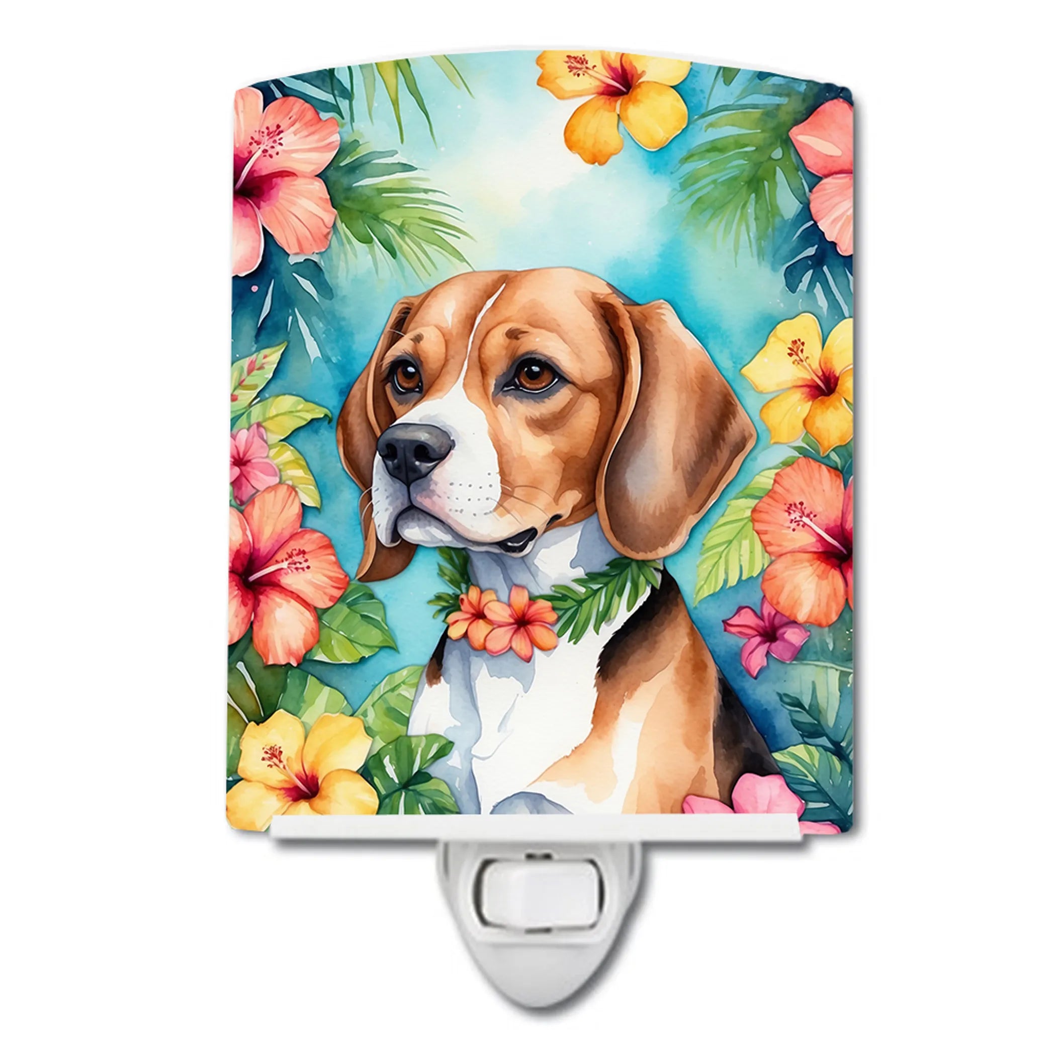 Luau Party Ceramic Night Light - Pack Of: 1 | Collection name: Luau party