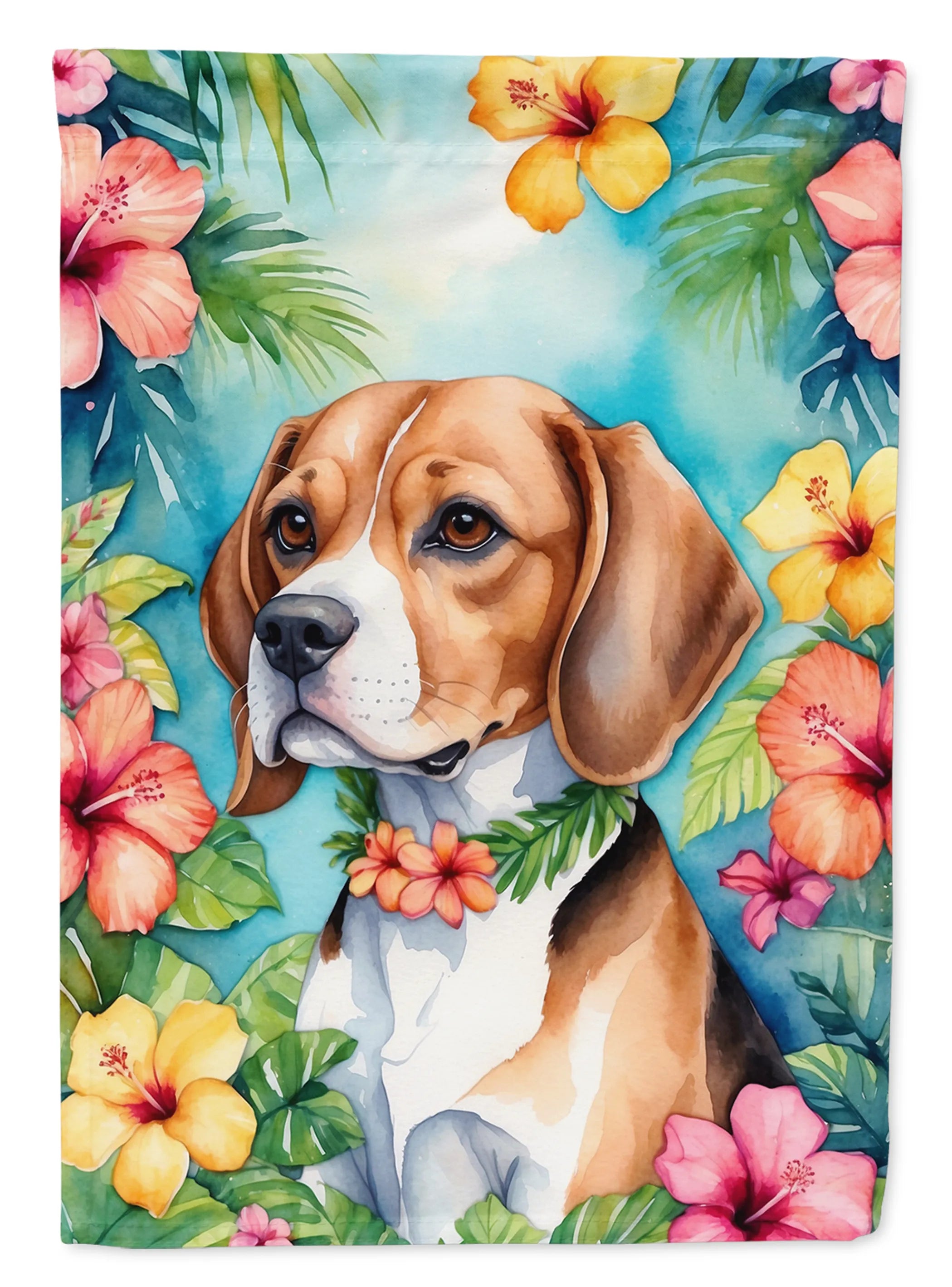 Luau Party Decorative Flag - Size: GARDEN SIZE | Pack Of: 1 | Collection name: Luau party