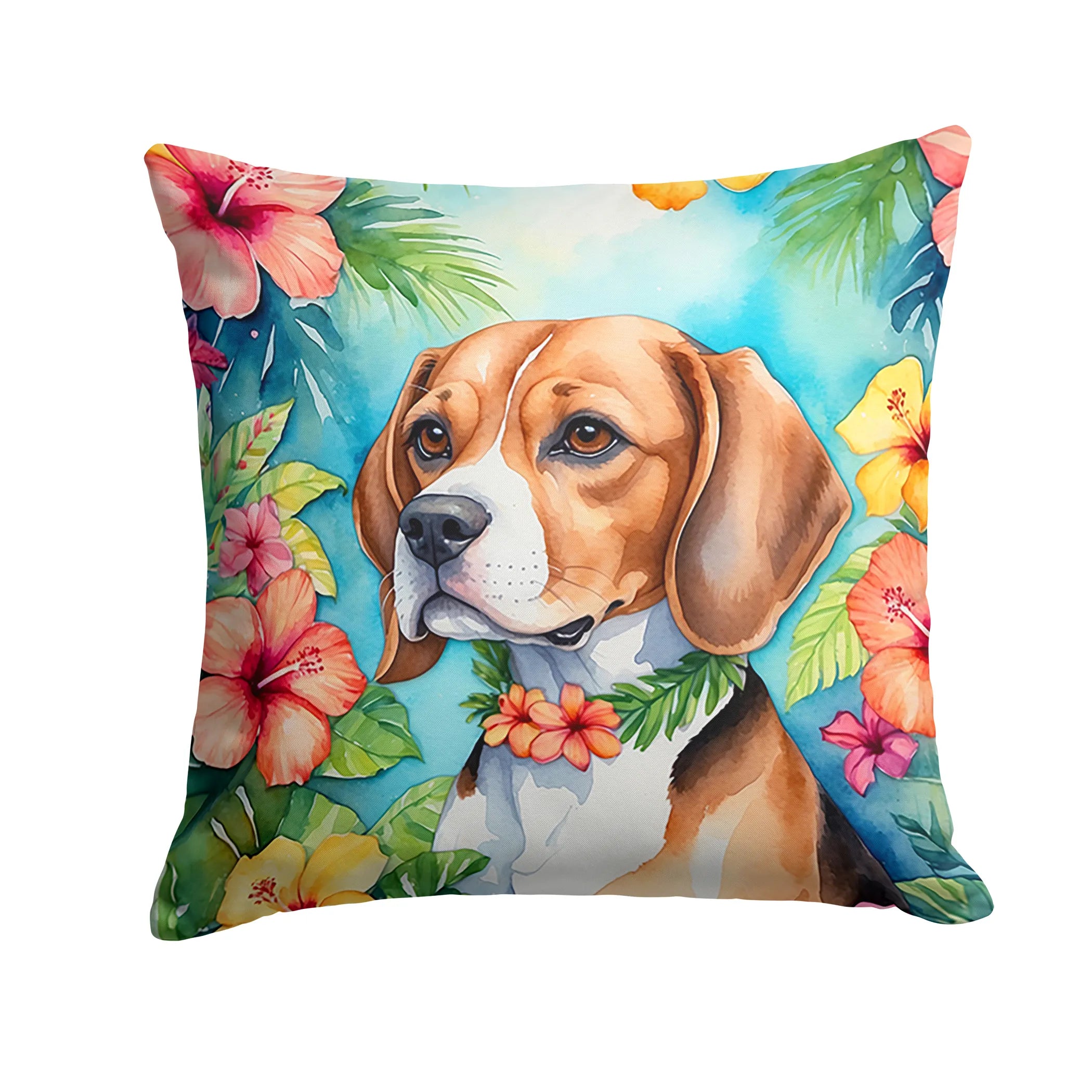 Luau Party Throw Pillow - Size: 14HX14W | Pack Of: 1 | Collection name: Luau party