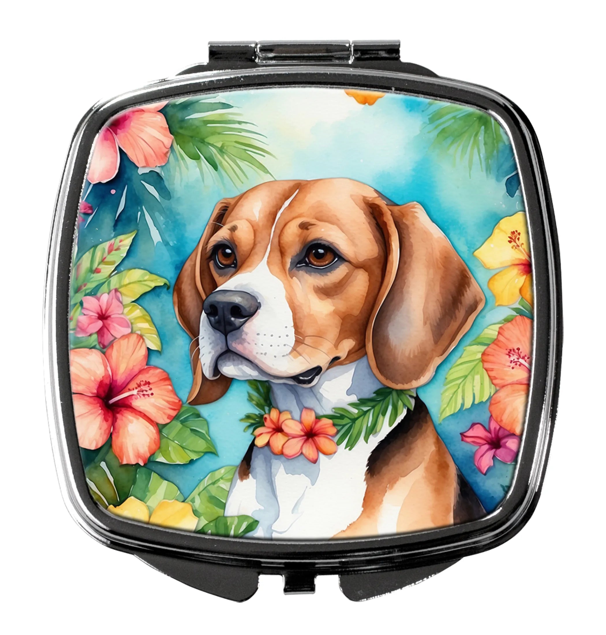 Luau Party Compact Mirror - Pack Of: 1 | Collection name: Luau party