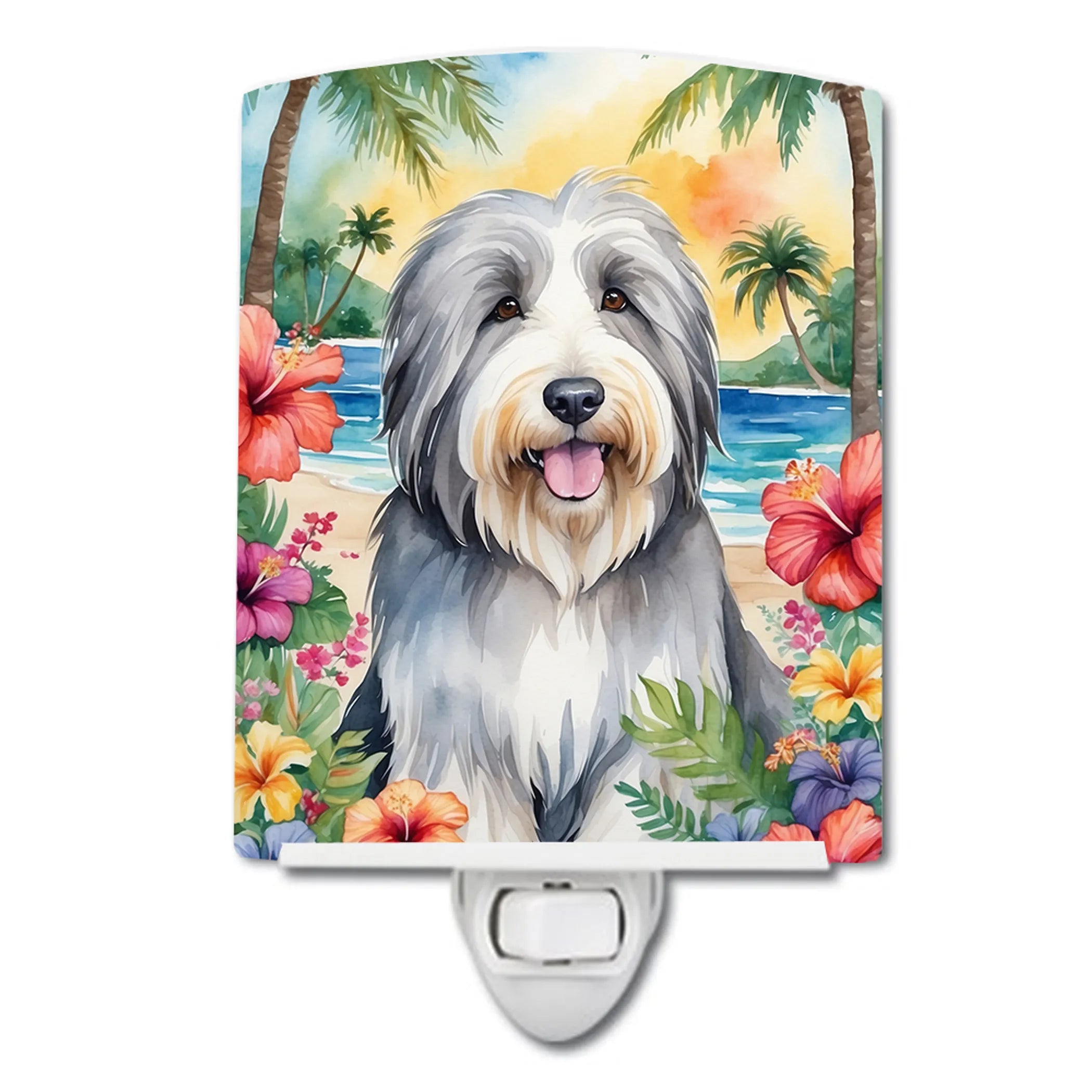 Luau Party Ceramic Night Light - Pack Of: 1 | Collection name: Luau party
