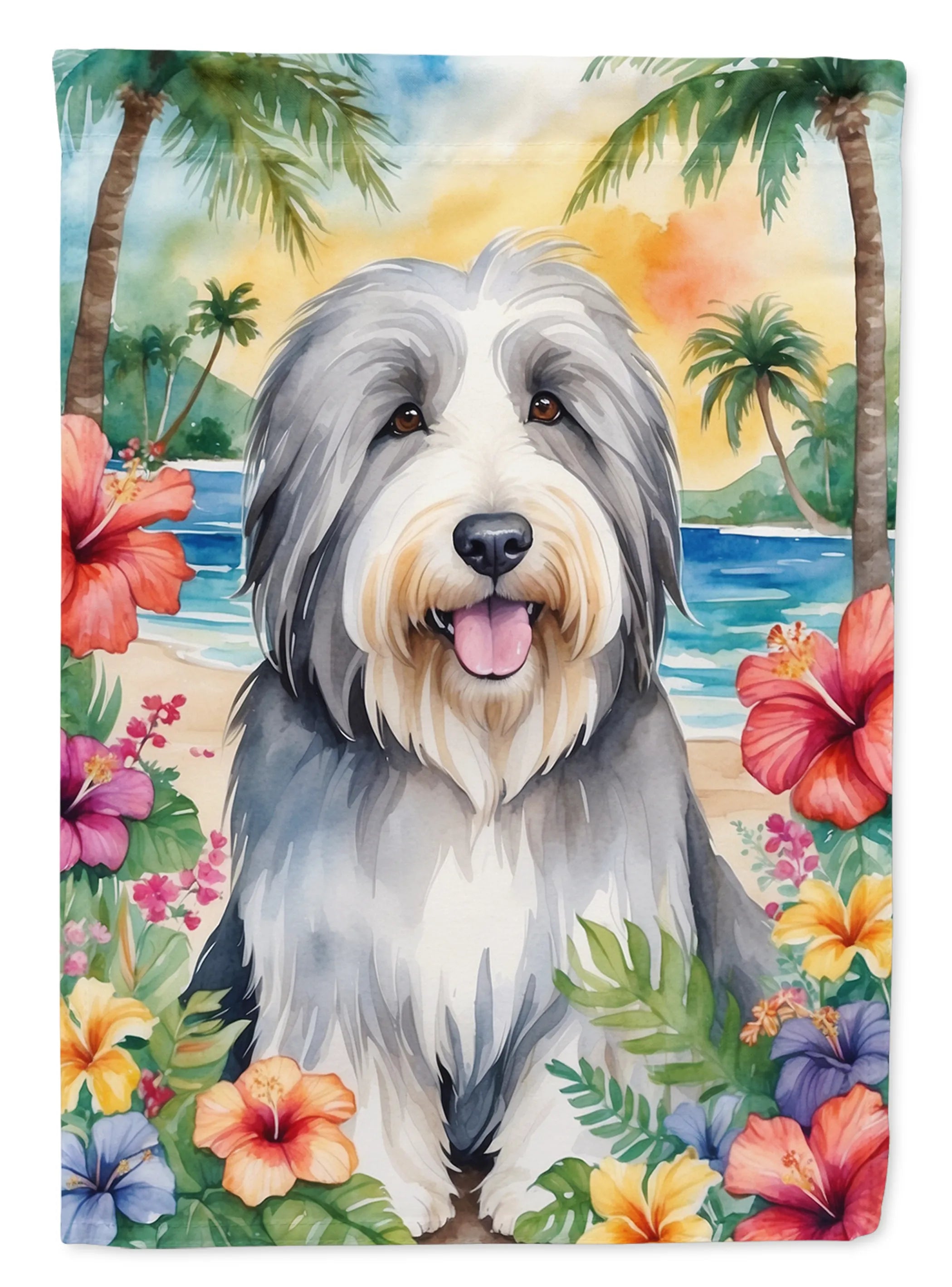 Luau Party Decorative Flag - Size: GARDEN SIZE | Pack Of: 1 | Collection name: Luau party