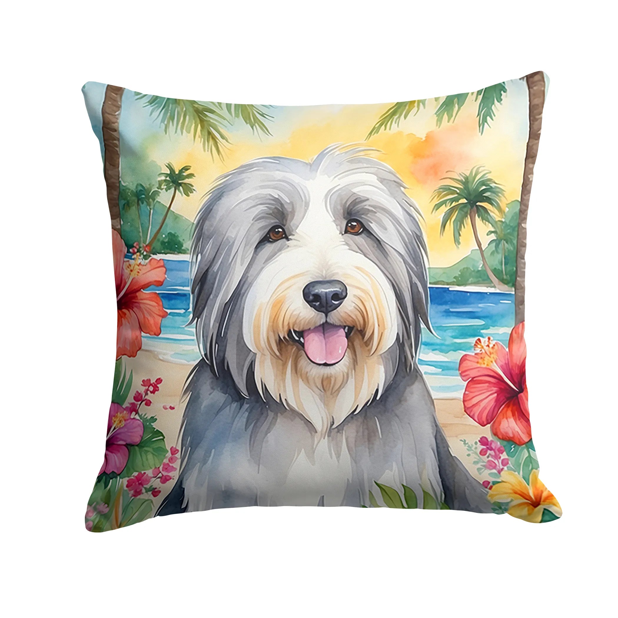 Luau Party Throw Pillow - Size: 14HX14W | Pack Of: 1 | Collection name: Luau party