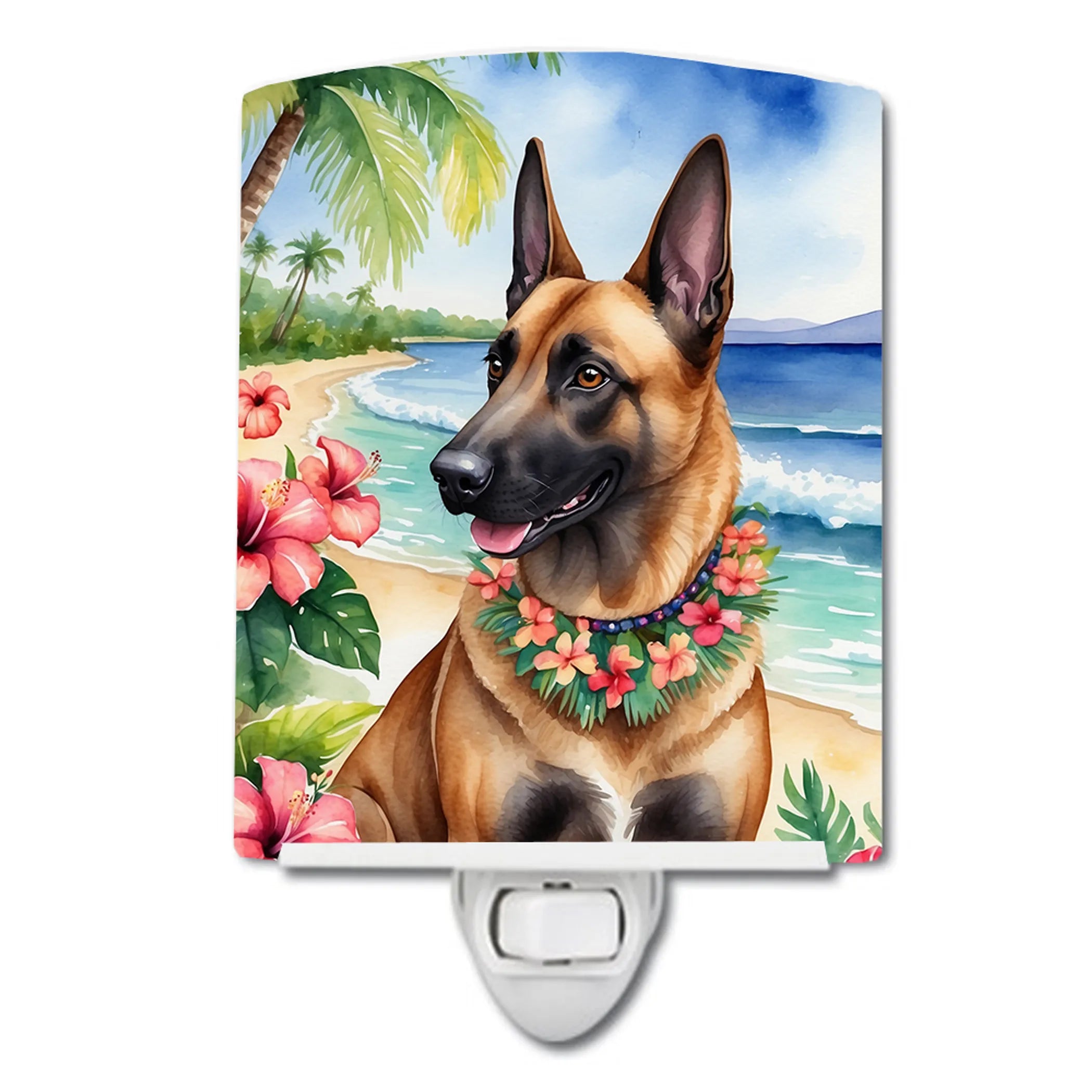 Luau Party Ceramic Night Light - Pack Of: 1 | Collection name: Luau party