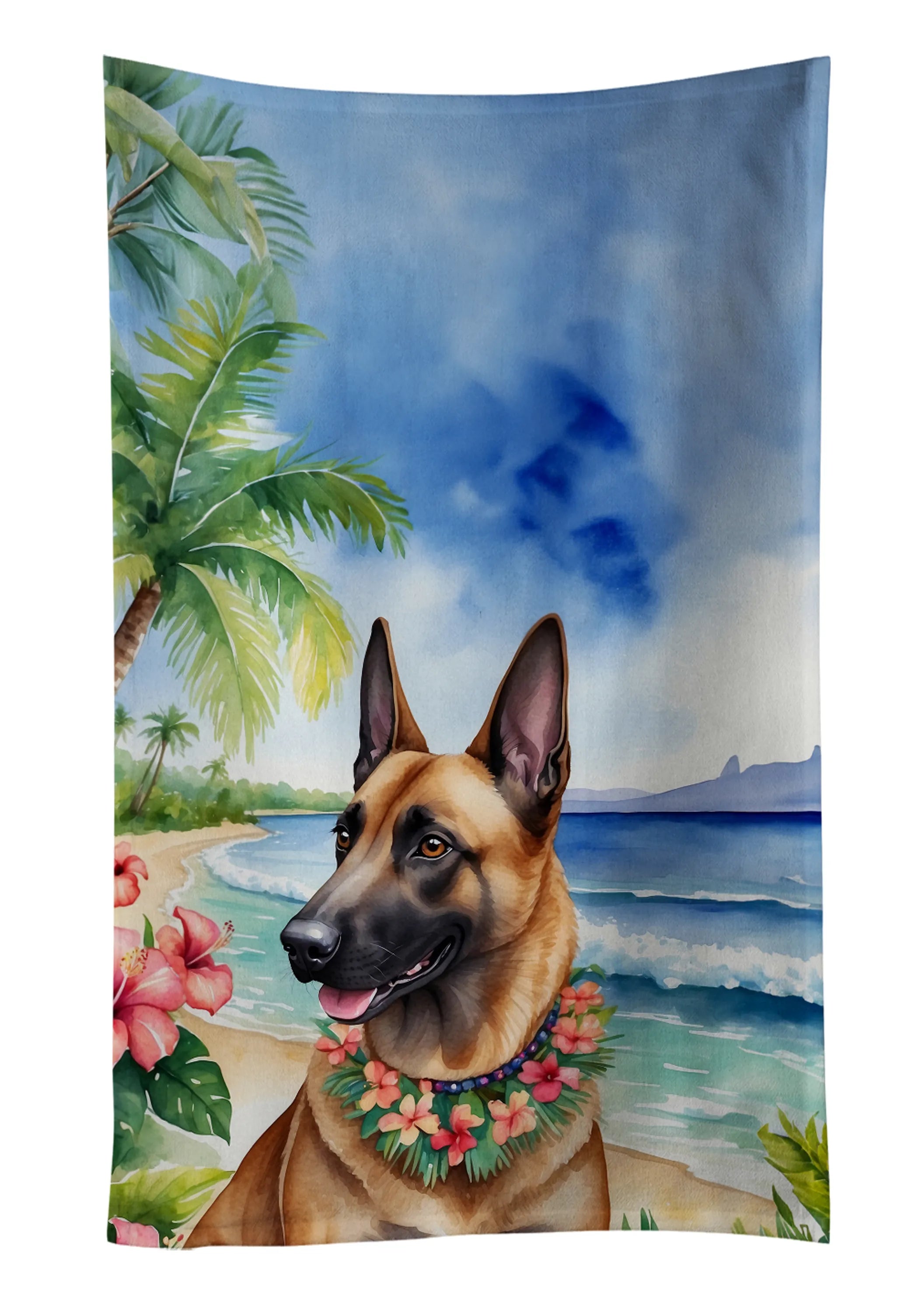 Luau Party Kitchen Towel - Size: 25HX15W | Pack Of: 1 | Collection name: Luau party