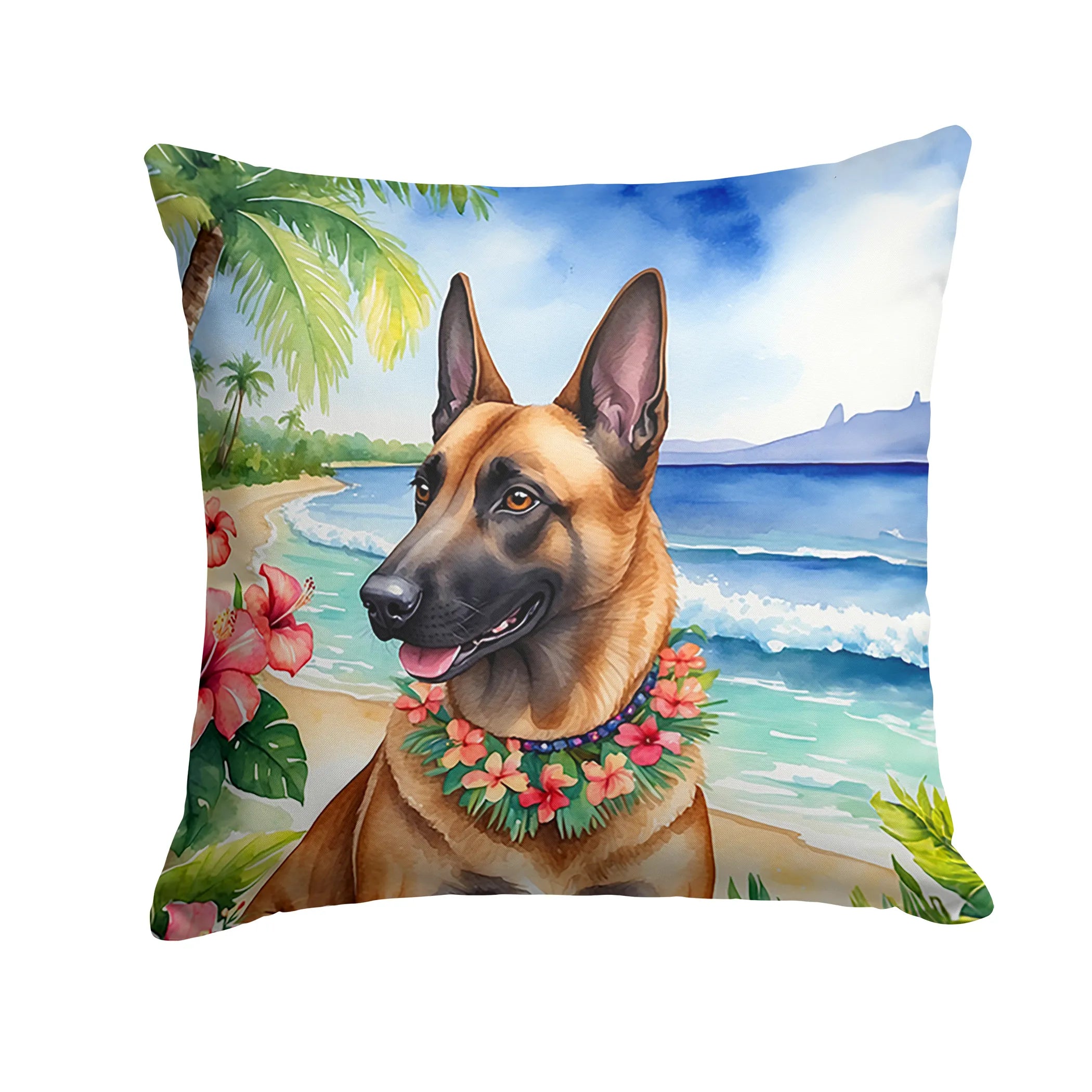 Luau Party Throw Pillow - Size: 14HX14W | Pack Of: 1 | Collection name: Luau party