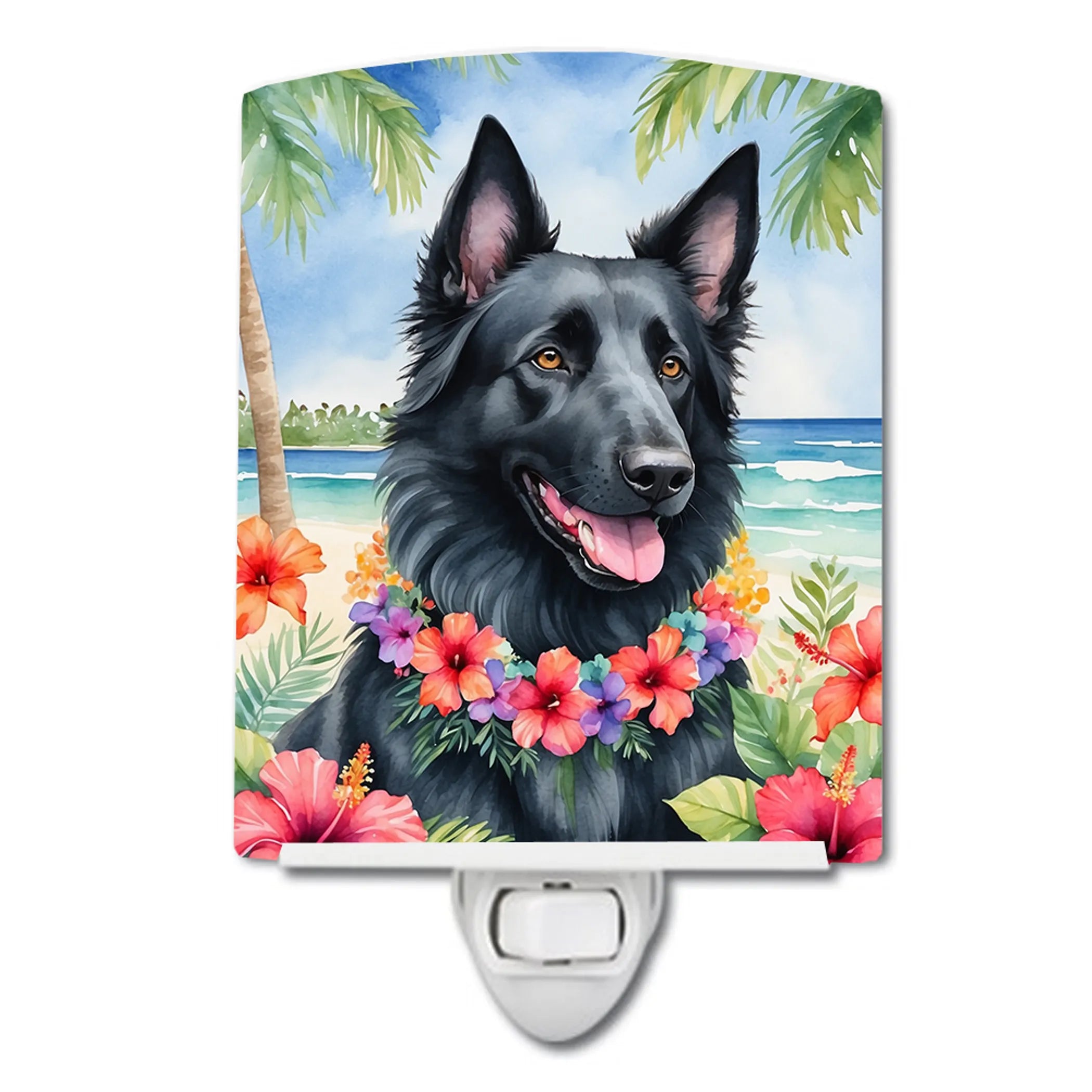 Luau Party Ceramic Night Light - Pack Of: 1 | Collection name: Luau party