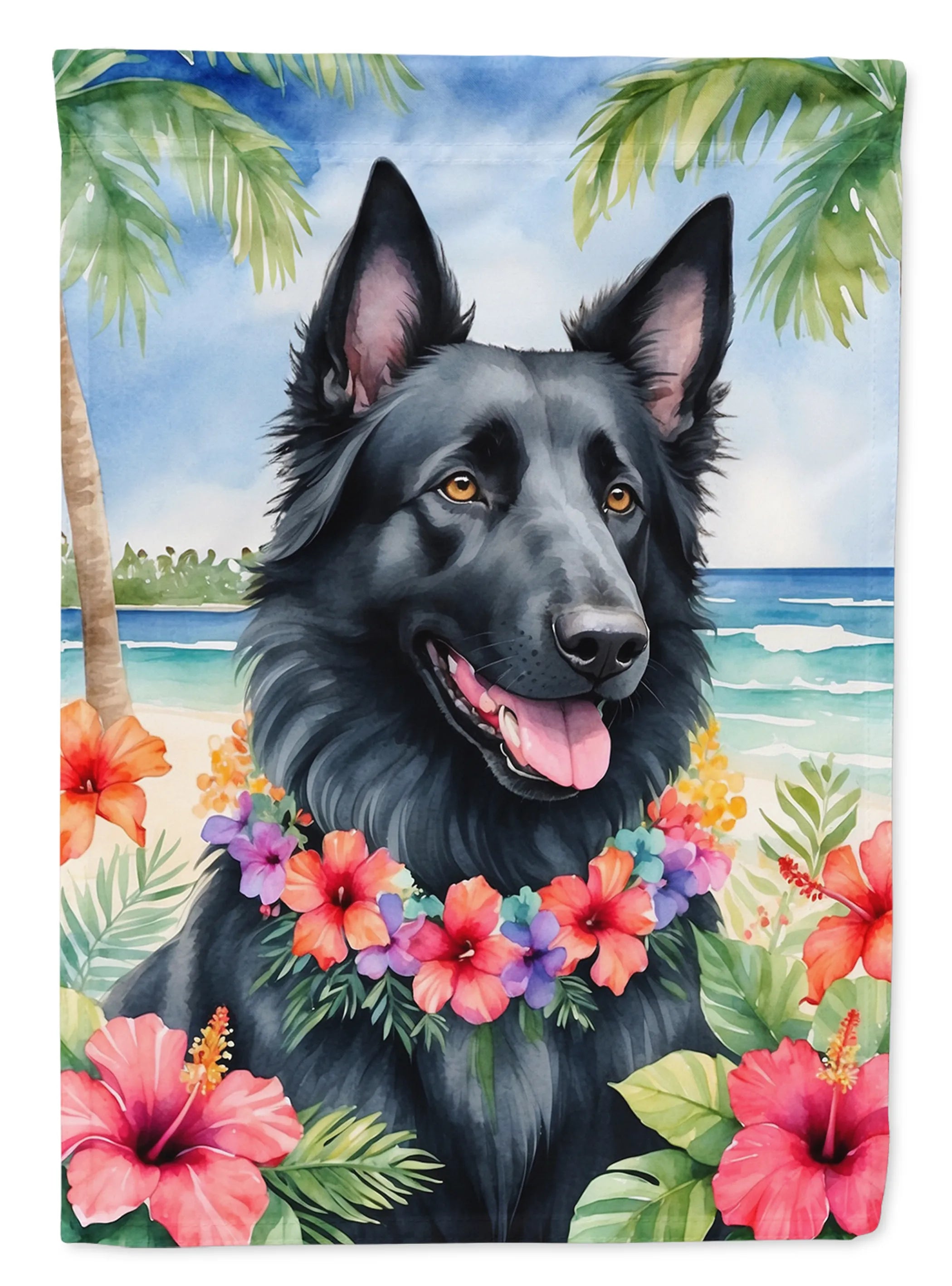 Luau Party Decorative Flag - Size: GARDEN SIZE | Pack Of: 1 | Collection name: Luau party