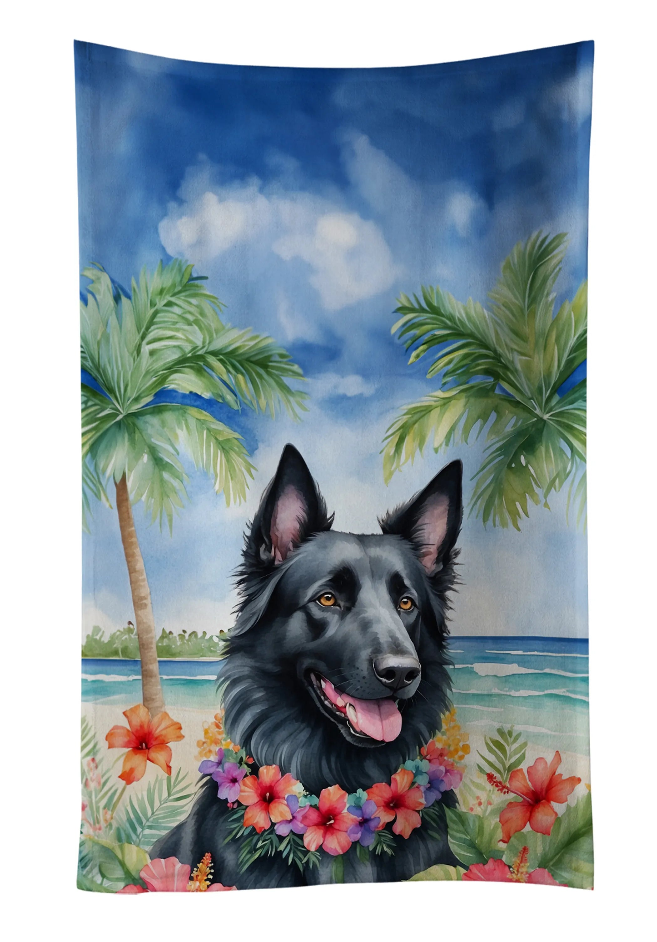 Luau Party Kitchen Towel - Size: 25HX15W | Pack Of: 1 | Collection name: Luau party