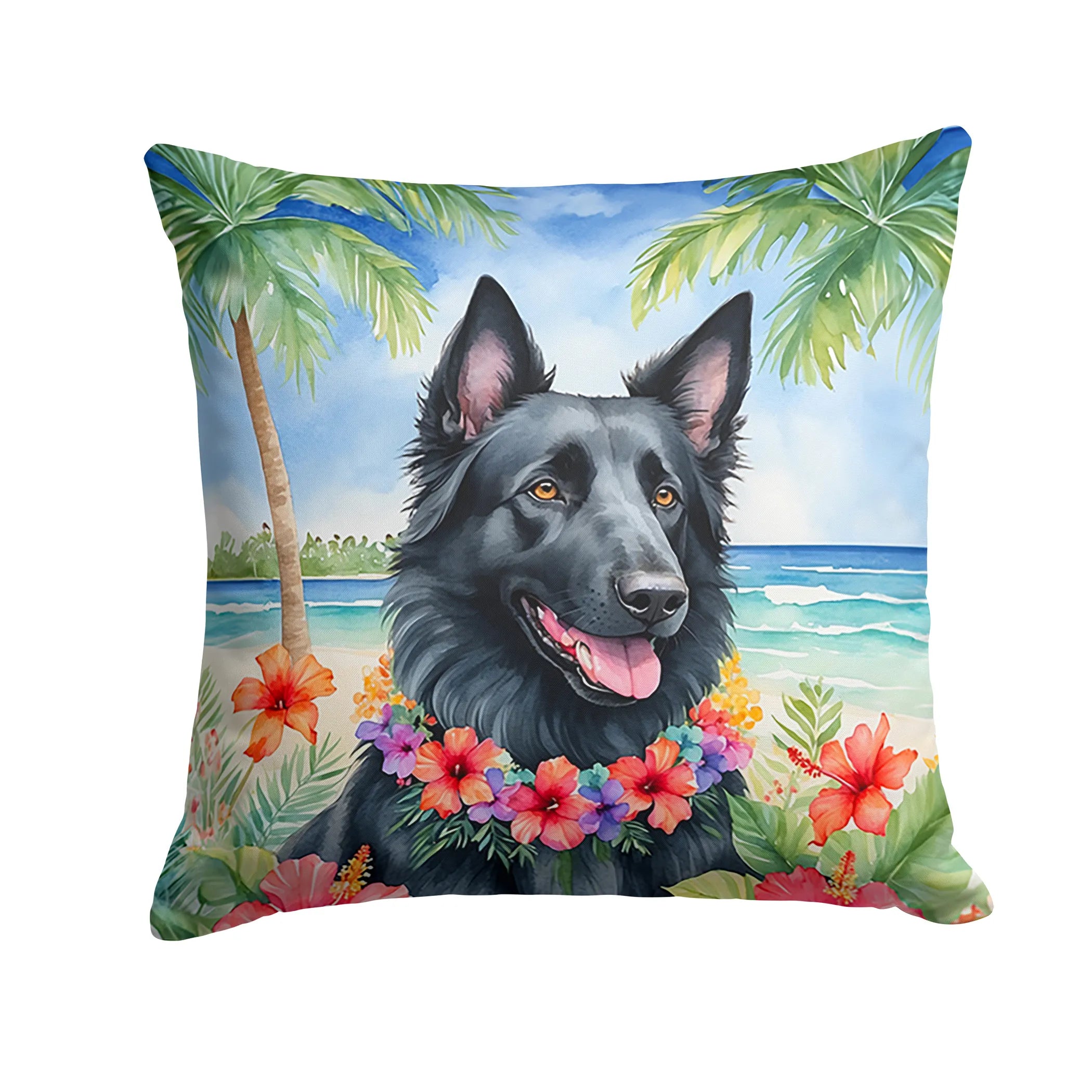 Luau Party Throw Pillow - Size: 14HX14W | Pack Of: 1 | Collection name: Luau party