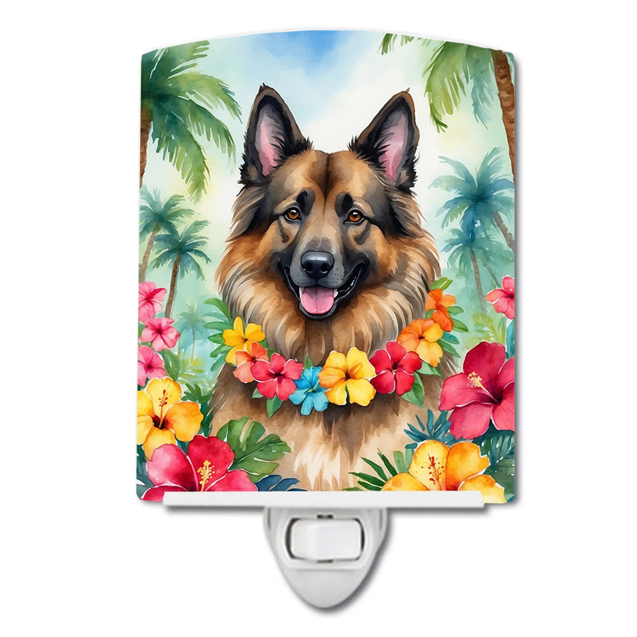 Luau Party Ceramic Night Light - Pack Of: 1 | Collection name: Luau party