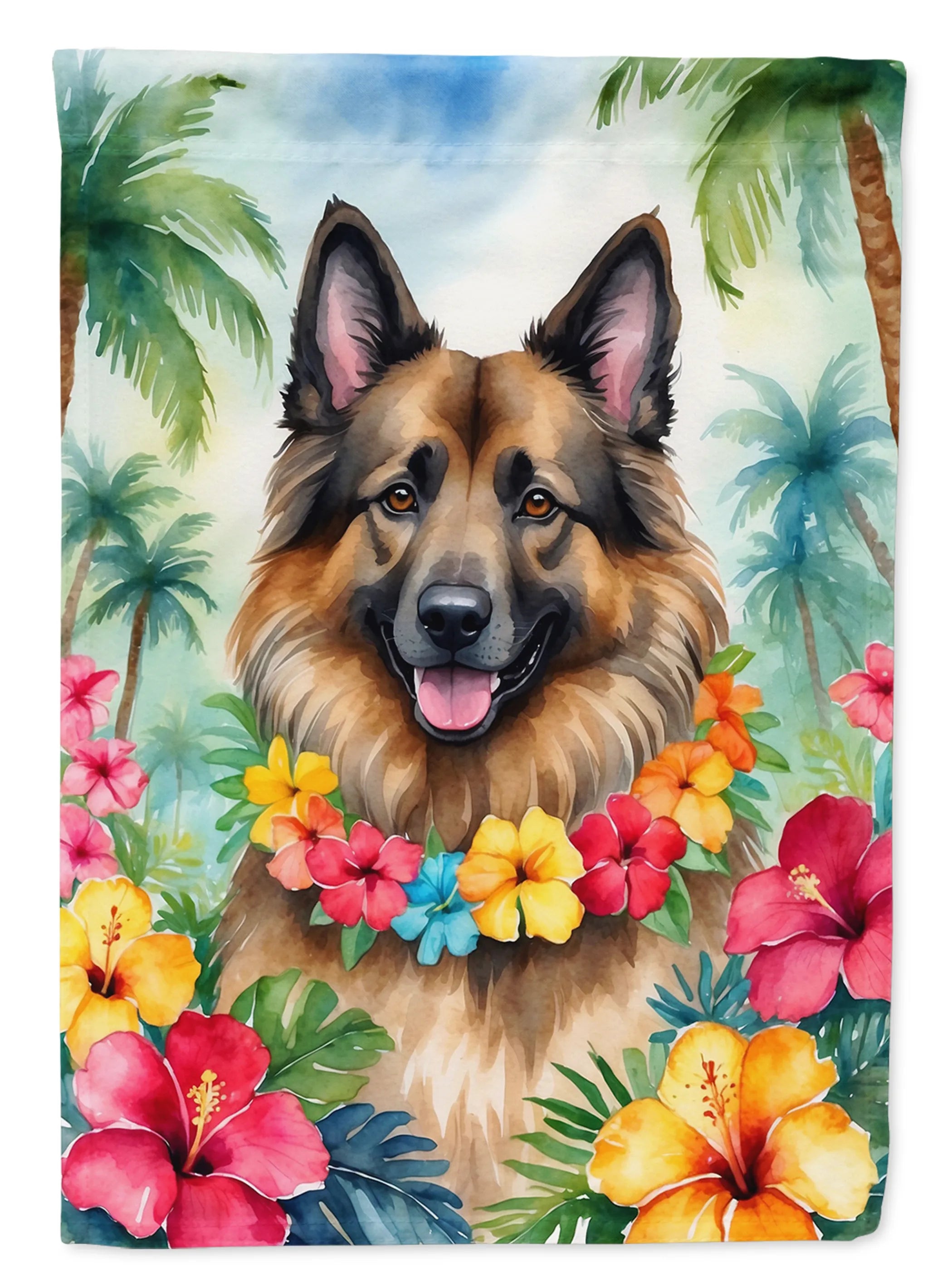 Luau Party Decorative Flag - Size: GARDEN SIZE | Pack Of: 1 | Collection name: Luau party