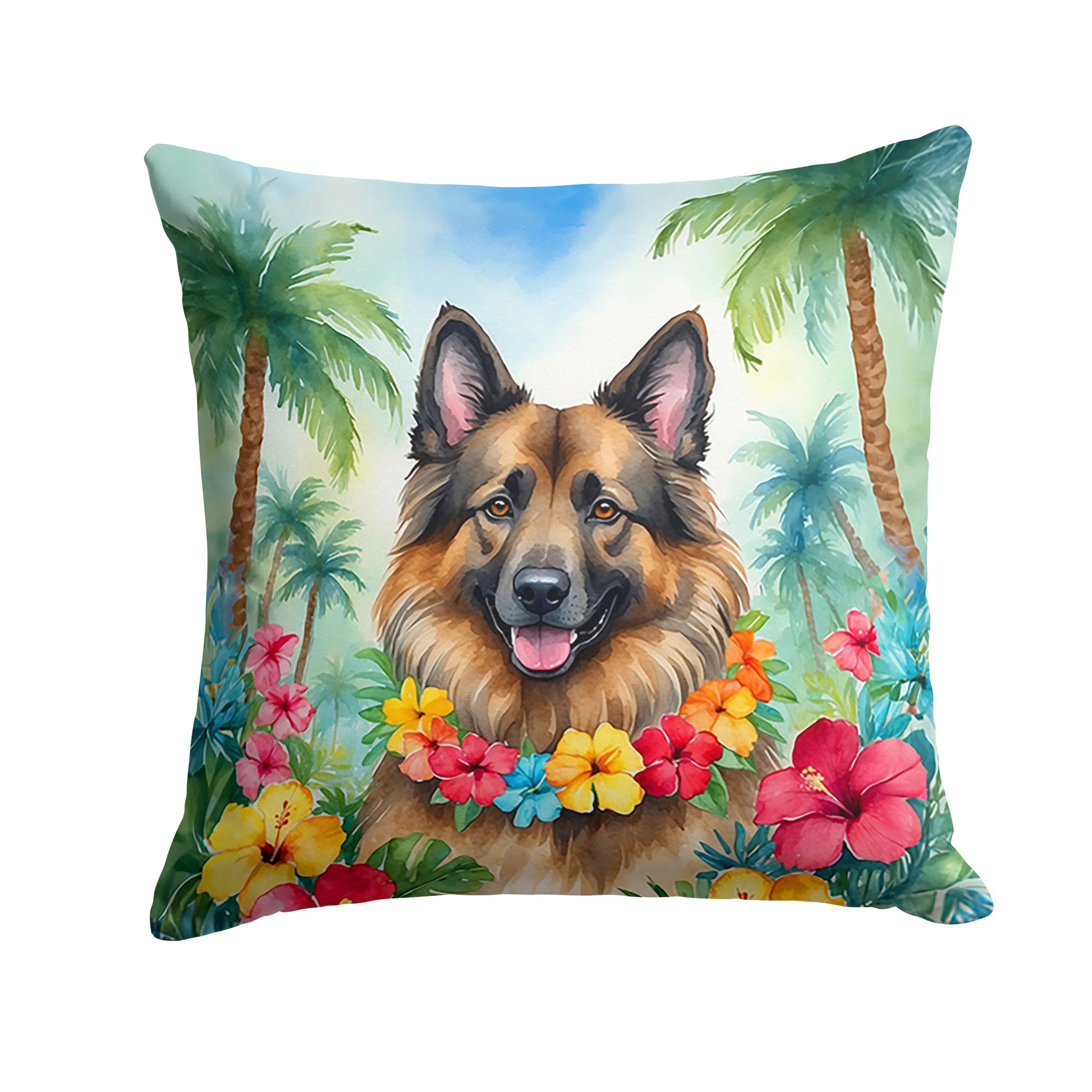 Luau Party Throw Pillow - Size: 14HX14W | Pack Of: 1 | Collection name: Luau party