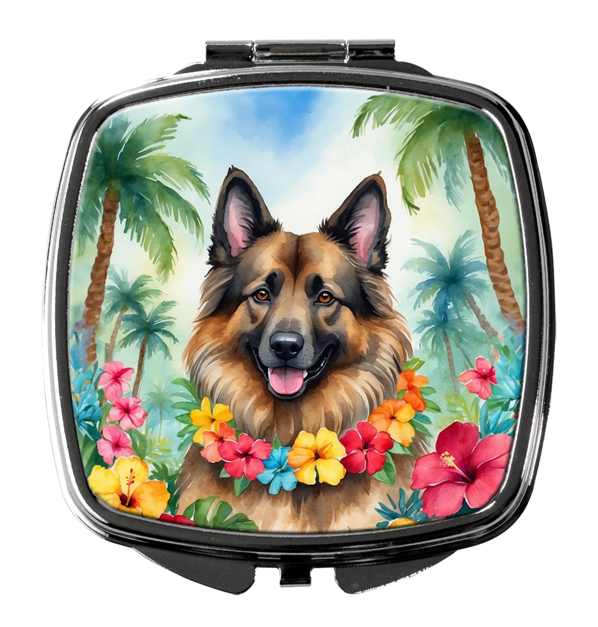 Luau Party Compact Mirror - Pack Of: 1 | Collection name: Luau party