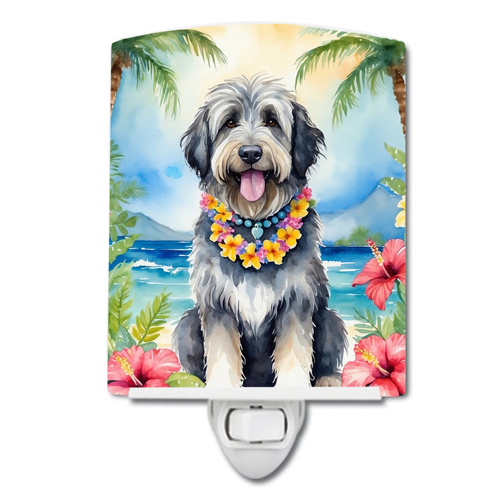 Luau Party Ceramic Night Light - Pack Of: 1 | Collection name: Luau party