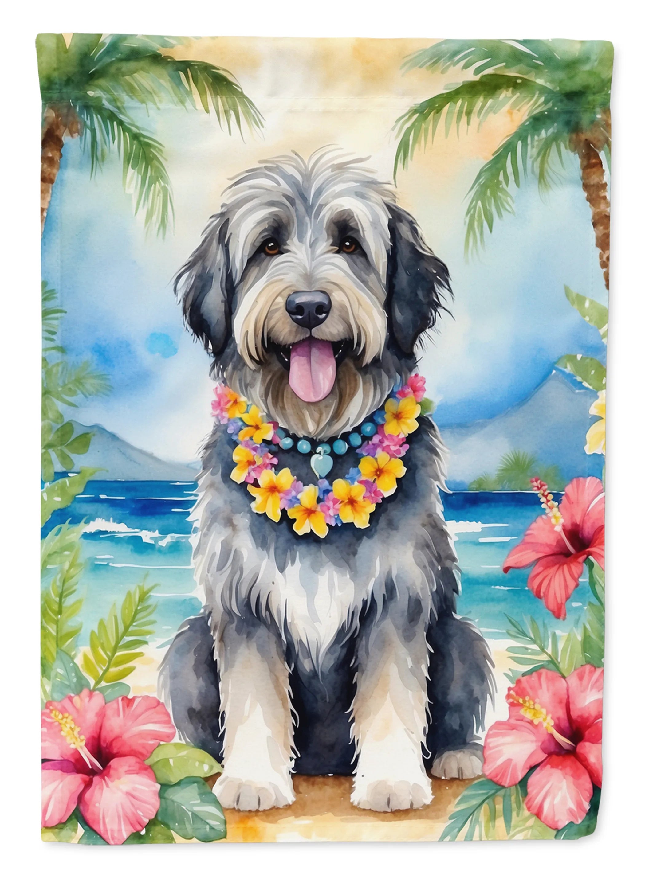 Luau Party Decorative Flag - Size: GARDEN SIZE | Pack Of: 1 | Collection name: Luau party