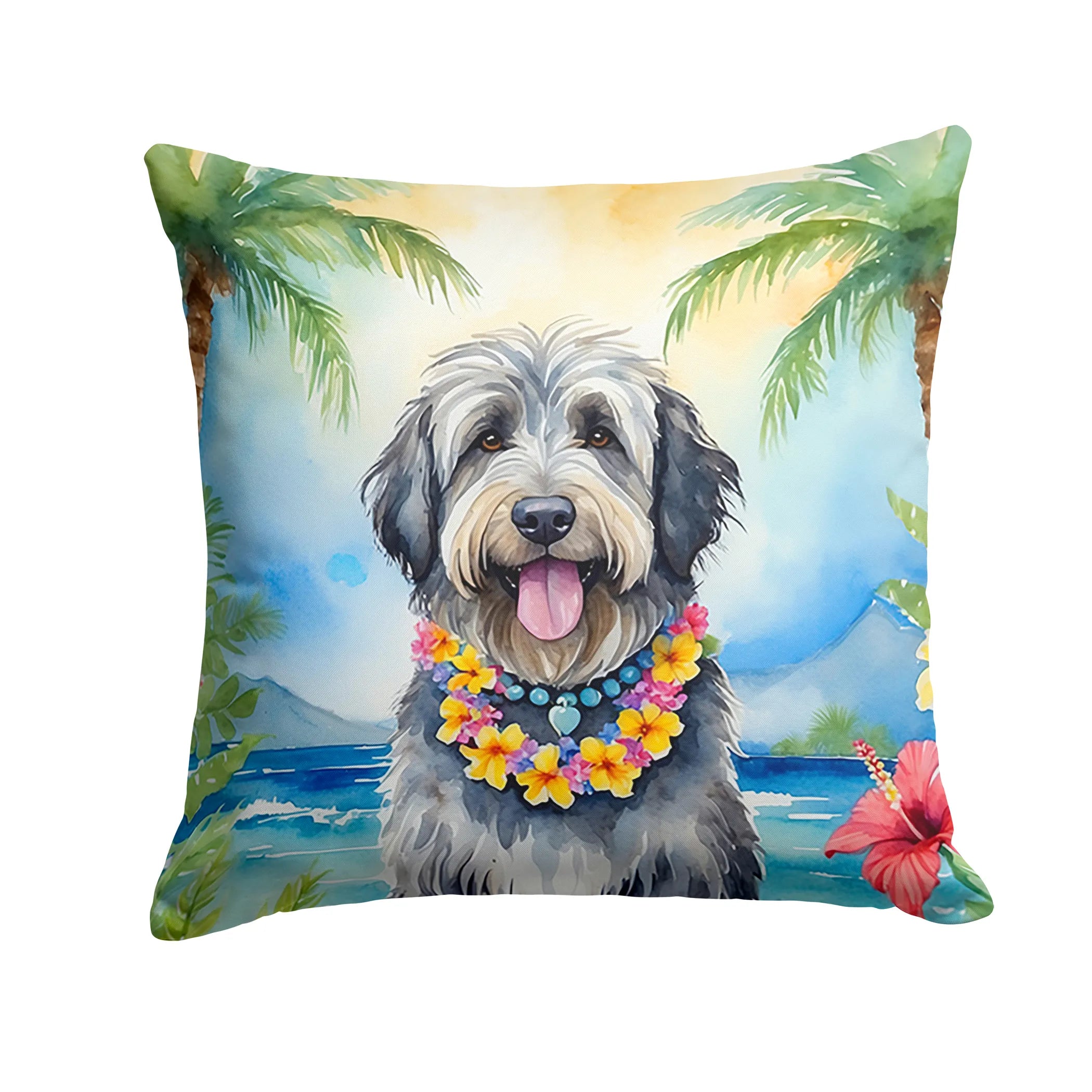 Luau Party Throw Pillow - Size: 14HX14W | Pack Of: 1 | Collection name: Luau party