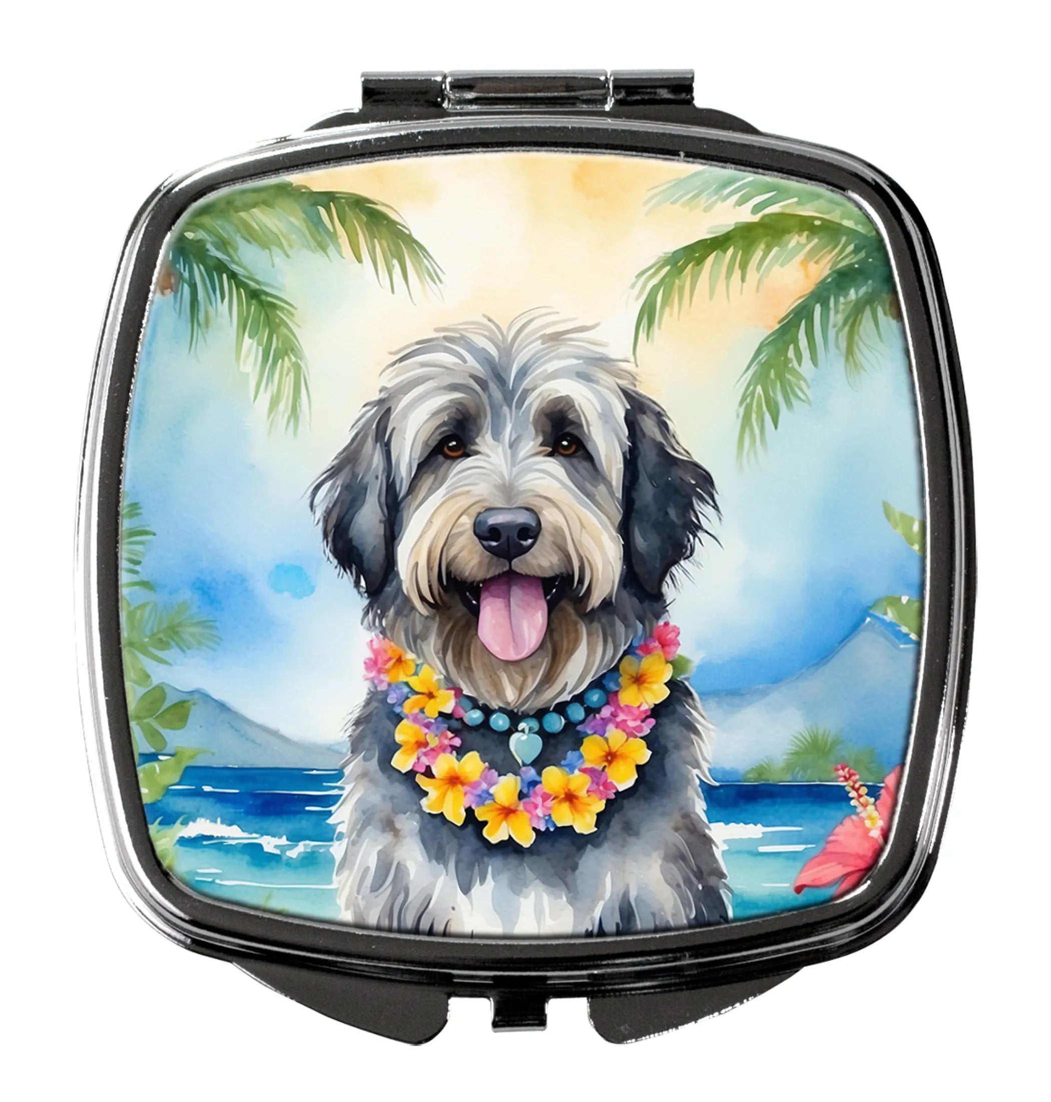 Luau Party Compact Mirror - Pack Of: 1 | Collection name: Luau party