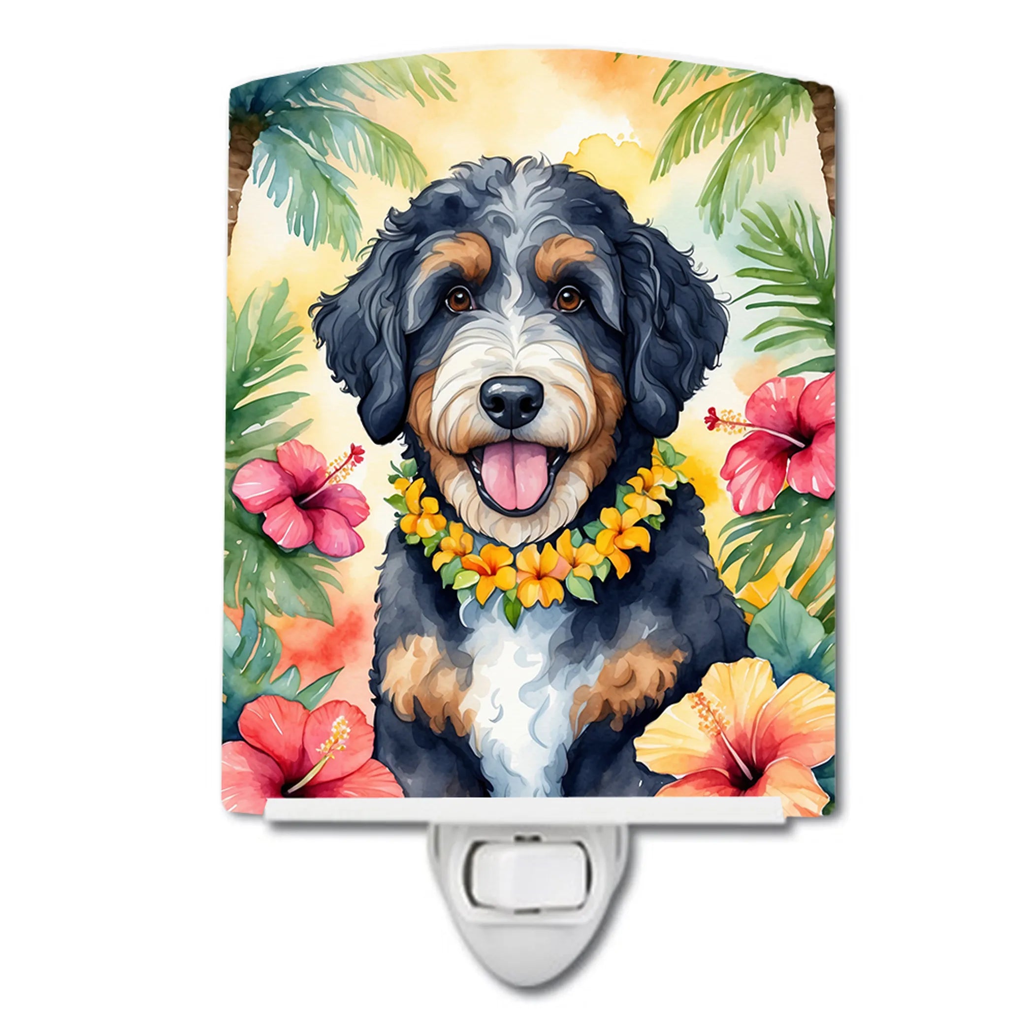 Luau Party Ceramic Night Light - Pack Of: 1 | Collection name: Luau party
