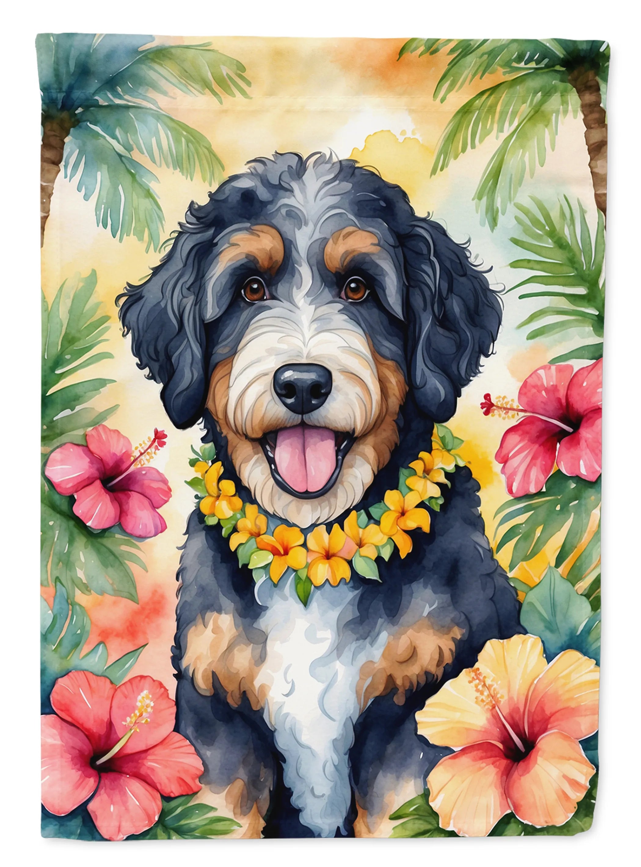 Luau Party Decorative Flag - Size: GARDEN SIZE | Pack Of: 1 | Collection name: Luau party