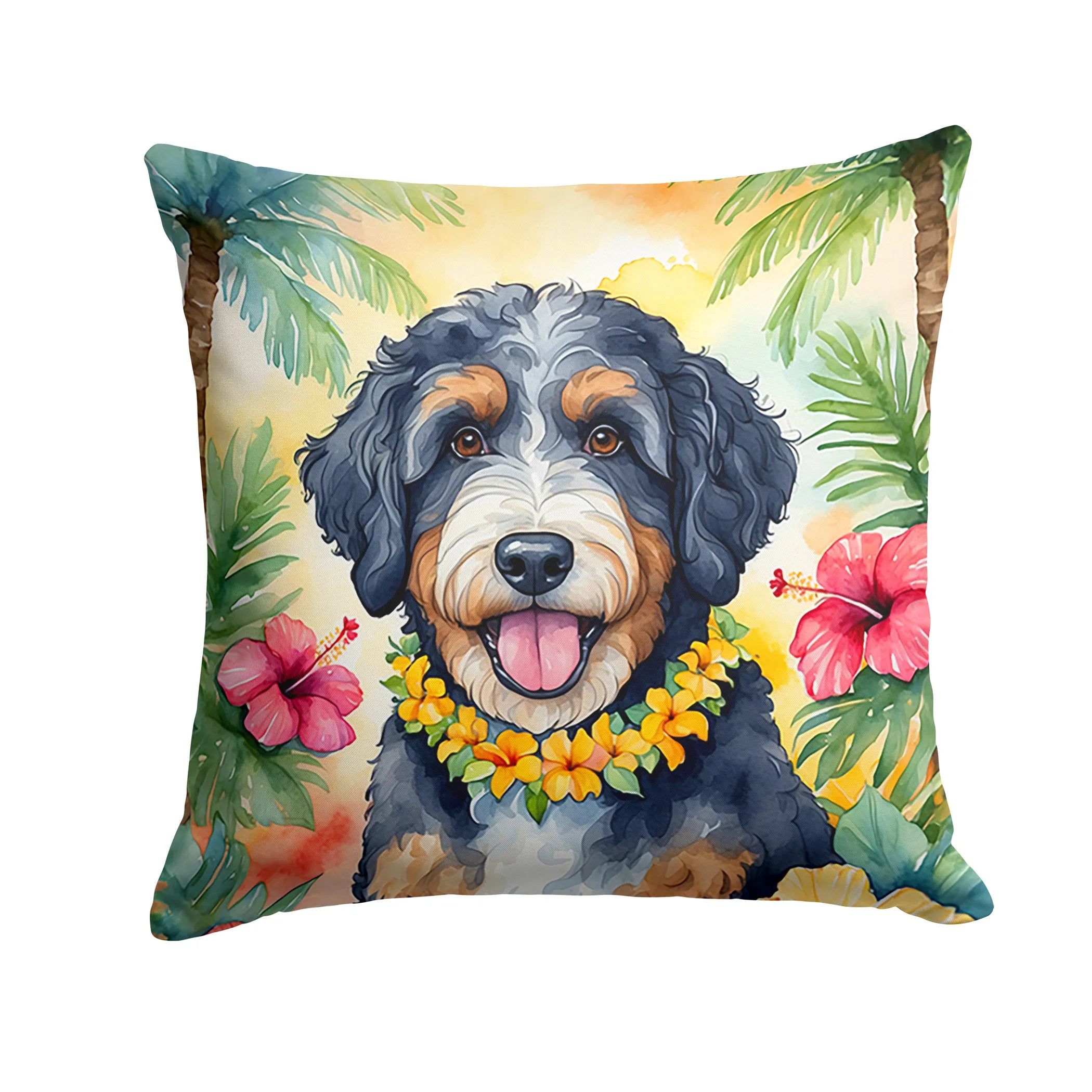 Luau Party Throw Pillow - Size: 14HX14W | Pack Of: 1 | Collection name: Luau party