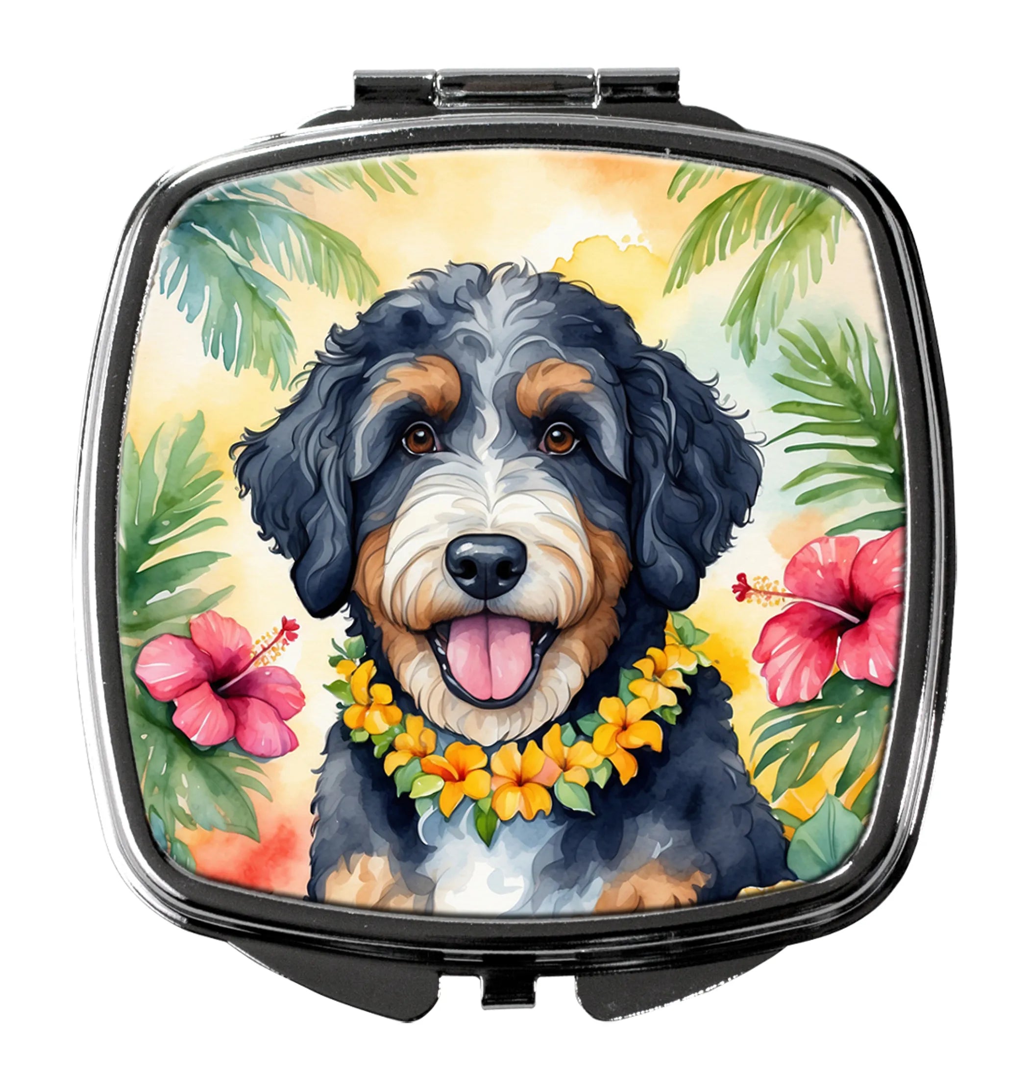 Luau Party Compact Mirror - Pack Of: 1 | Collection name: Luau party