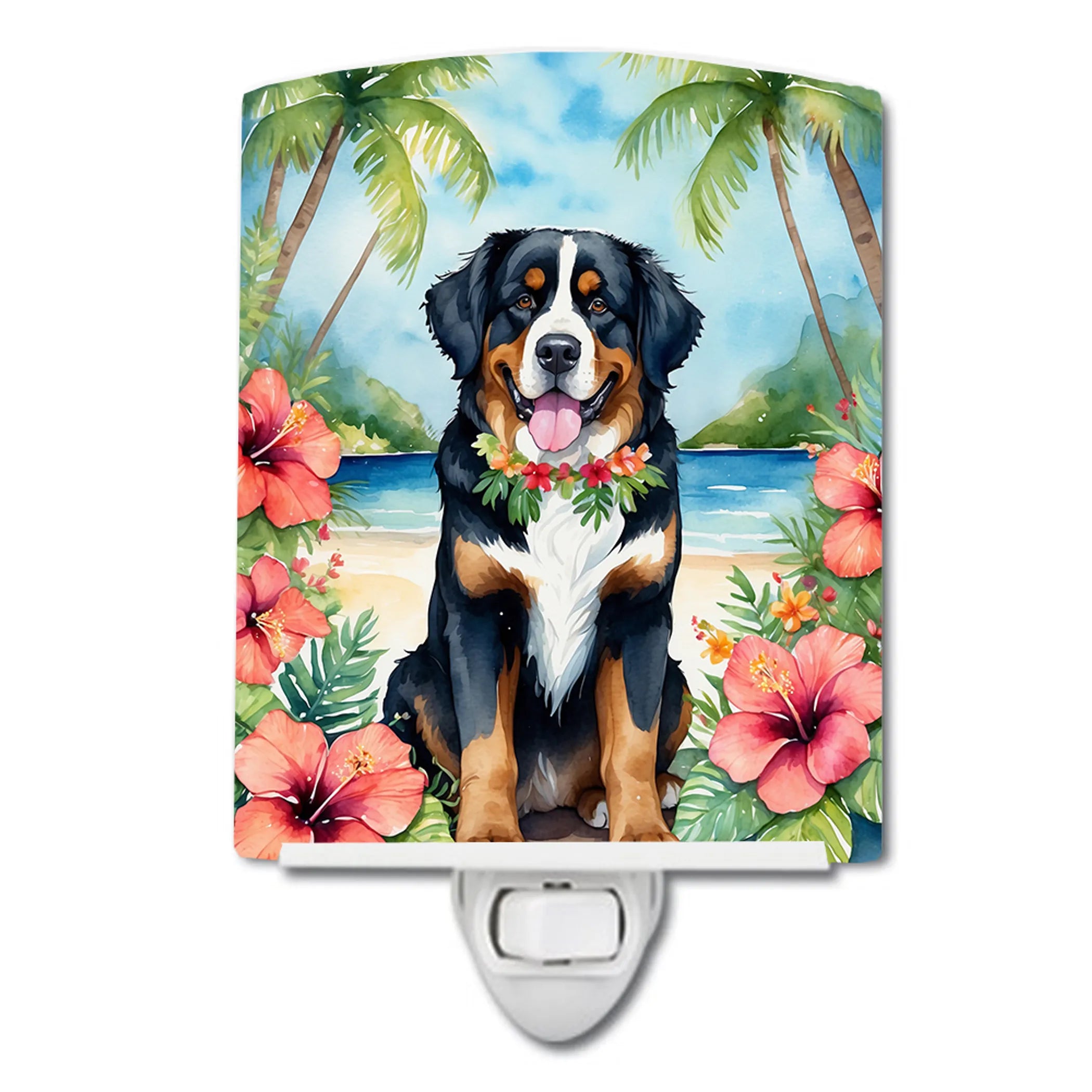 Luau Party Ceramic Night Light - Pack Of: 1 | Collection name: Luau party