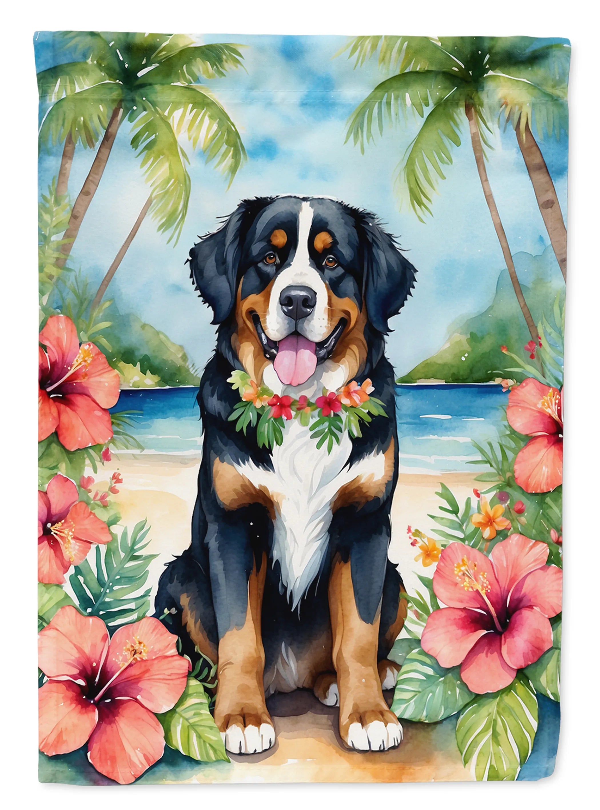 Luau Party Decorative Flag - Size: GARDEN SIZE | Pack Of: 1 | Collection name: Luau party