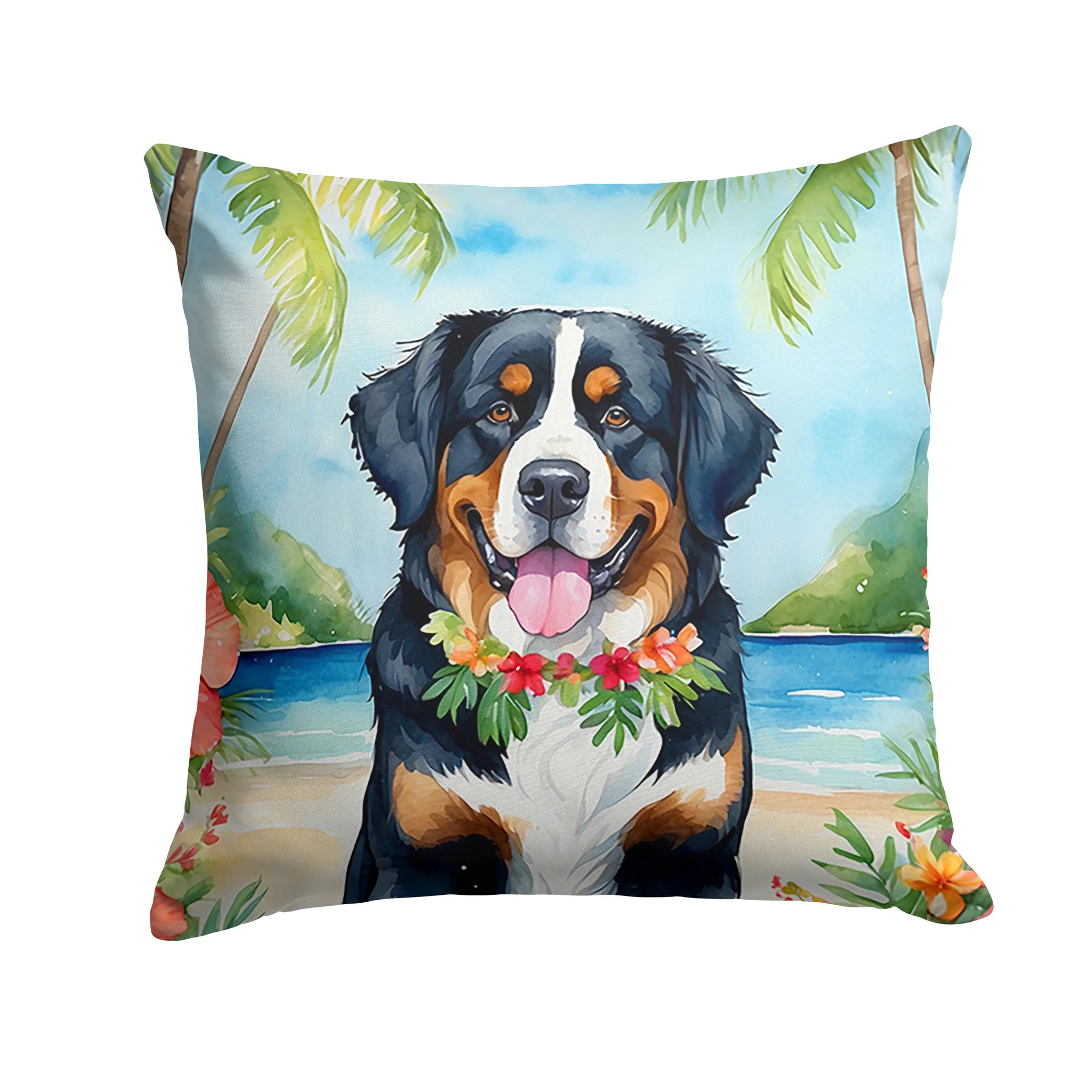 Luau Party Throw Pillow - Size: 14HX14W | Pack Of: 1 | Collection name: Luau party