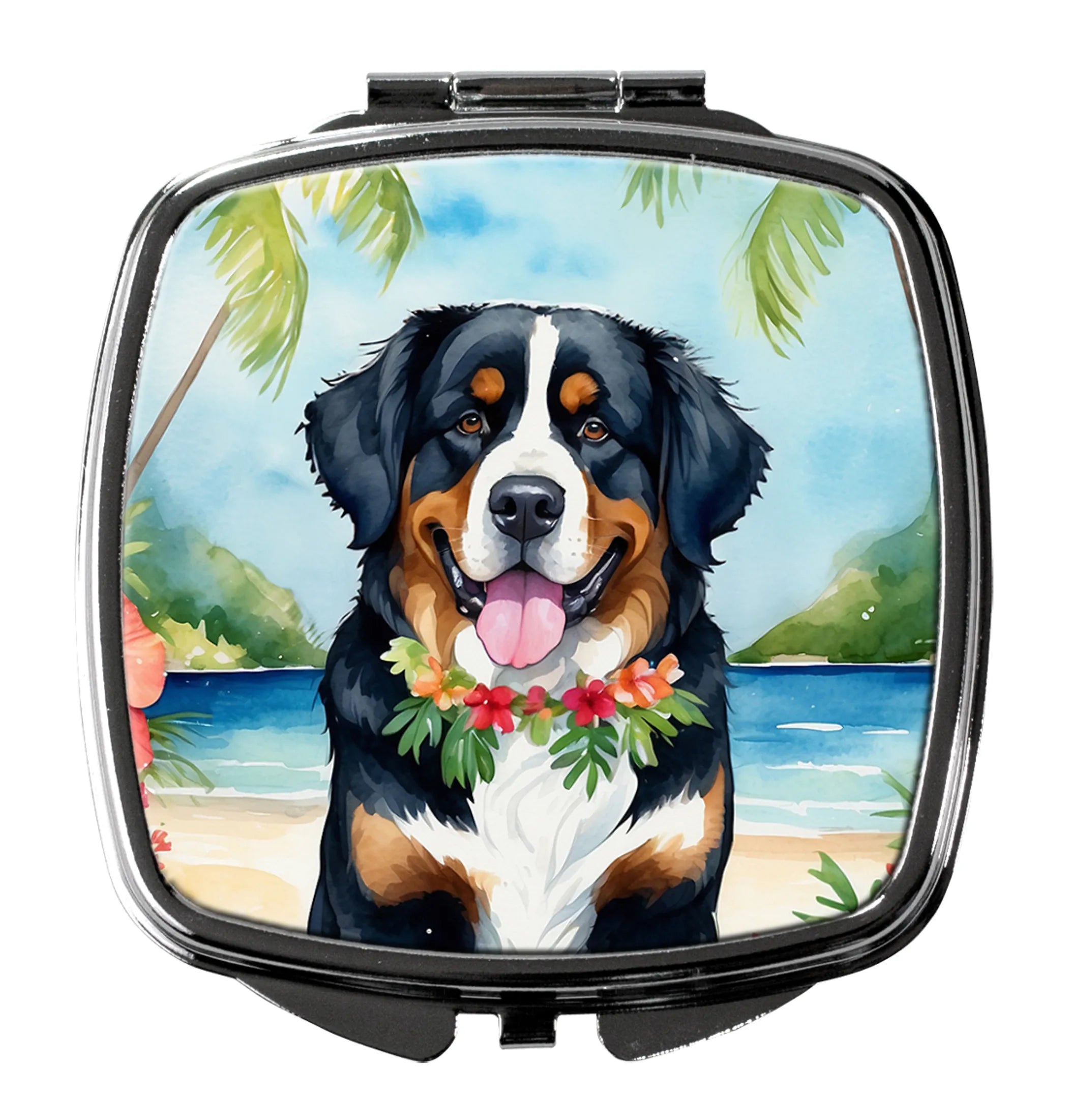 Luau Party Compact Mirror - Pack Of: 1 | Collection name: Luau party