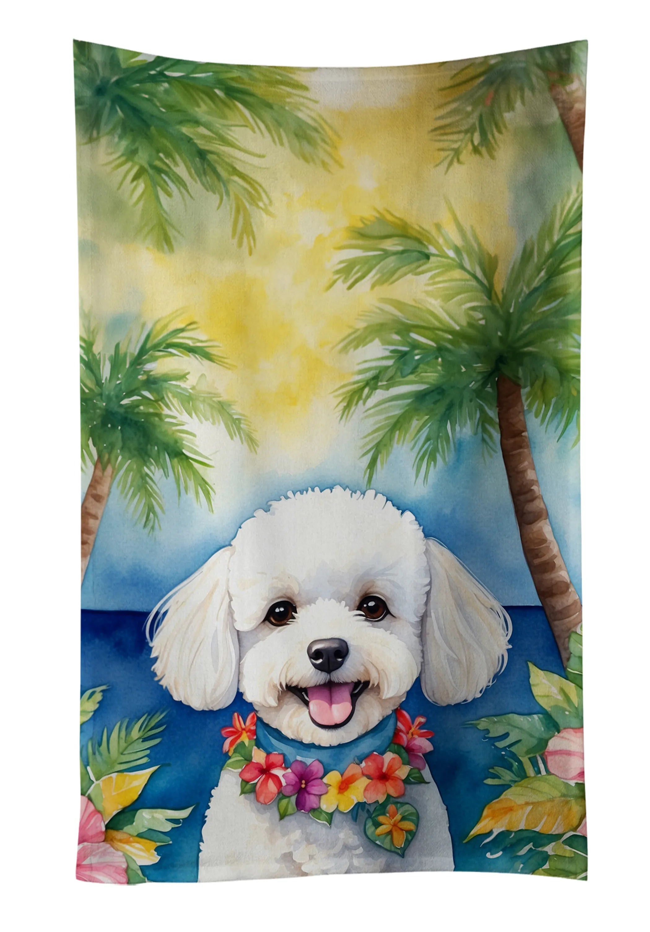 Luau Party Kitchen Towel - Size: 25HX15W | Pack Of: 1 | Collection name: Luau party
