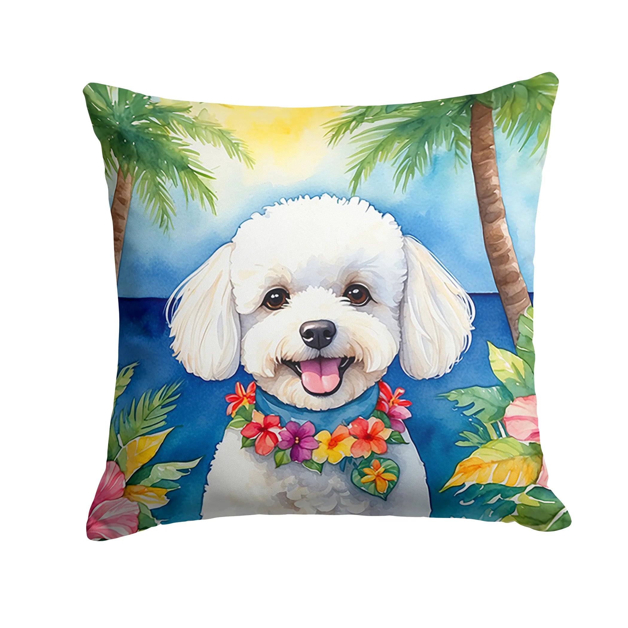 Luau Party Throw Pillow - Size: 14HX14W | Pack Of: 1 | Collection name: Luau party
