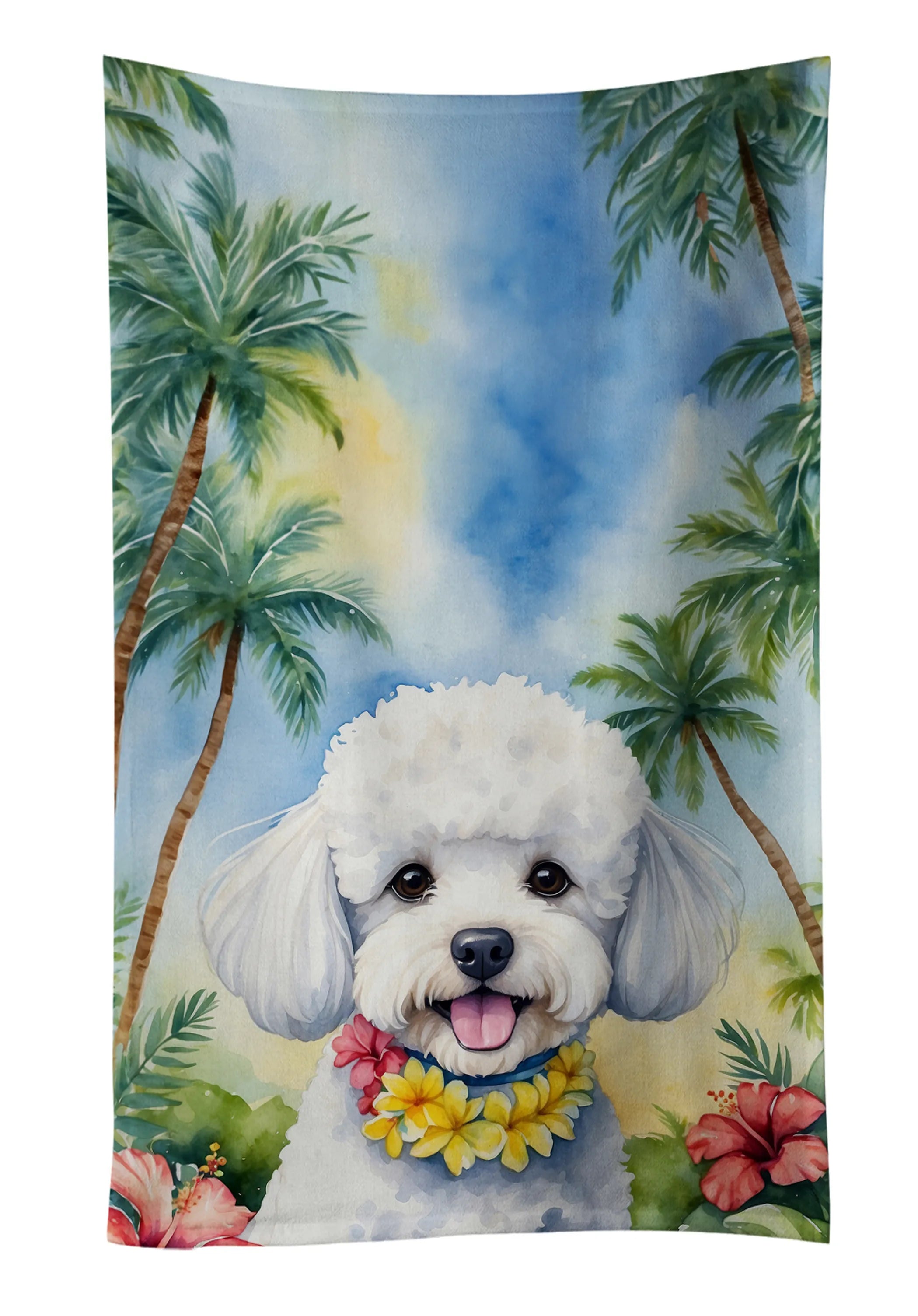 Luau Party Kitchen Towel - Size: 25HX15W | Pack Of: 1 | Collection name: Luau party