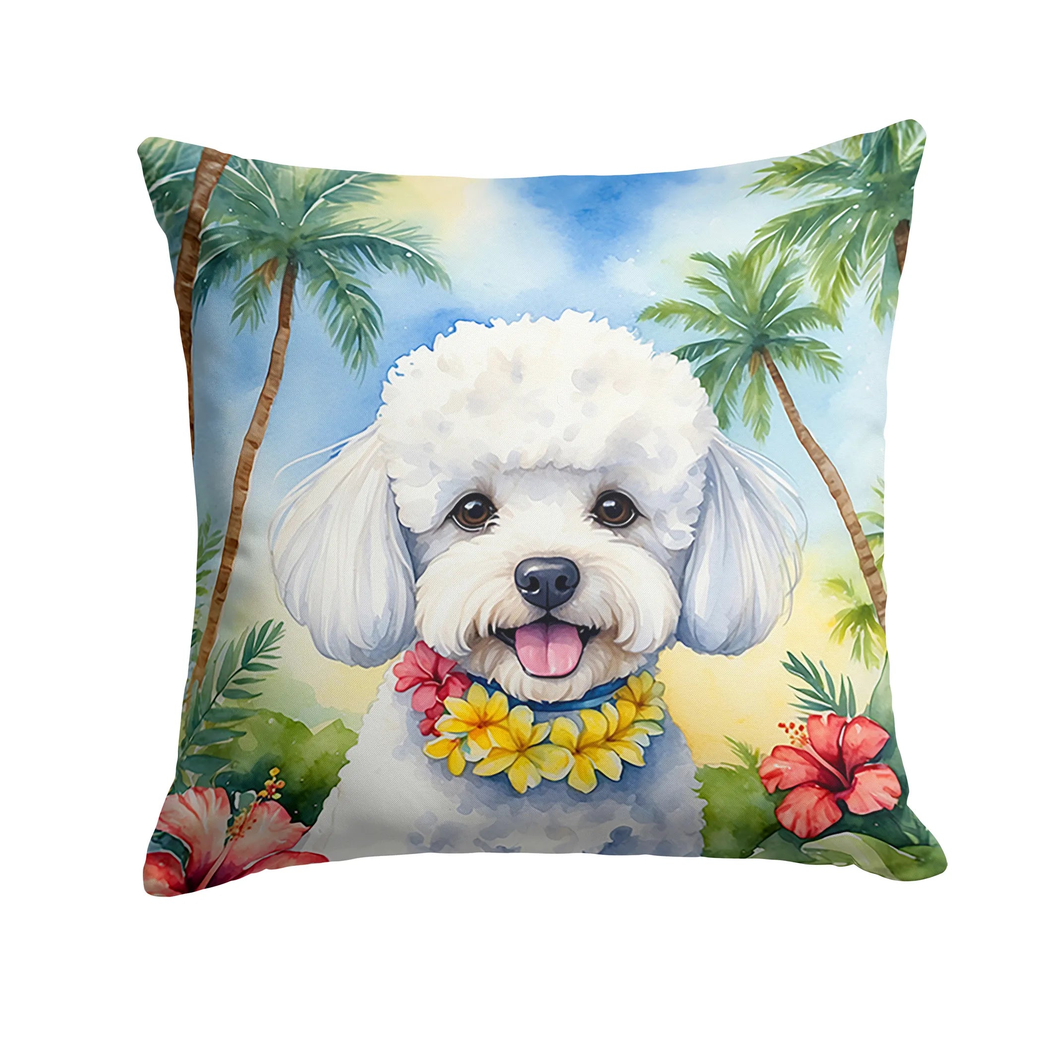 Luau Party Throw Pillow - Size: 14HX14W | Pack Of: 1 | Collection name: Luau party