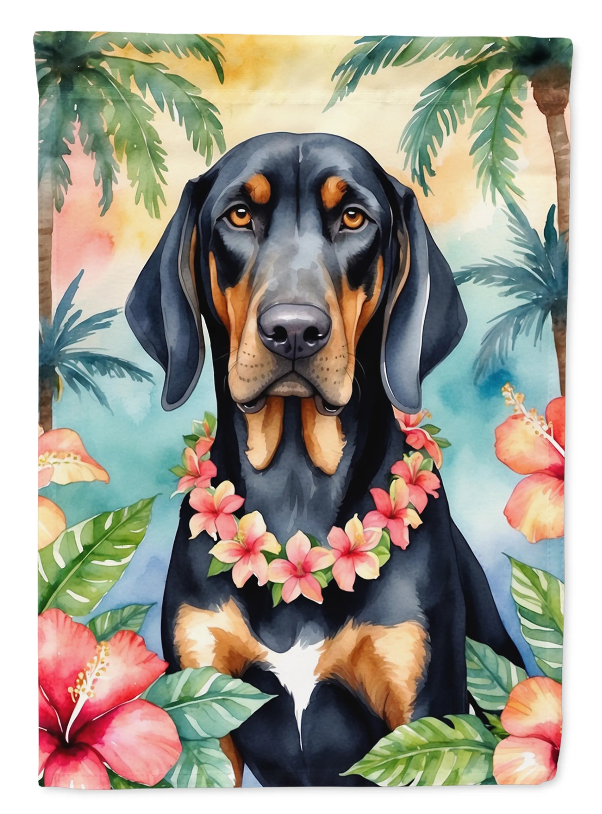 Luau Party Decorative Flag - Size: GARDEN SIZE | Pack Of: 1 | Collection name: Luau party