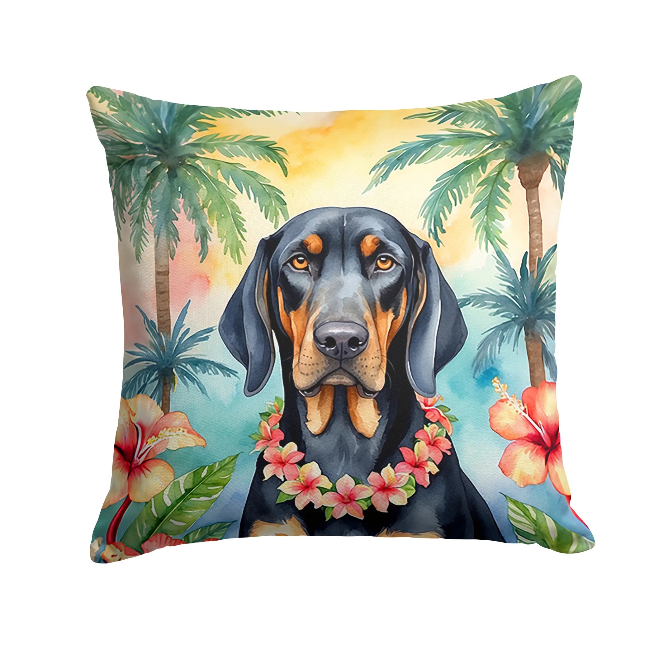 Luau Party Throw Pillow - Size: 14HX14W | Pack Of: 1 | Collection name: Luau party