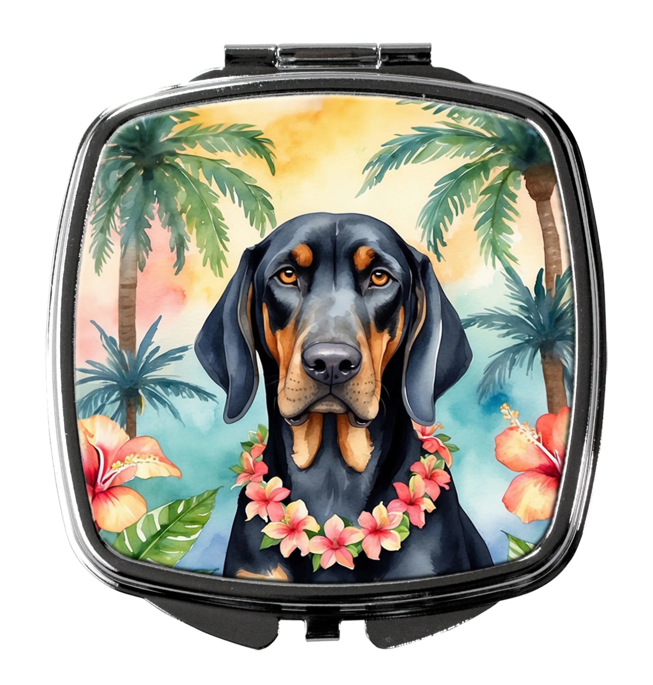 Luau Party Compact Mirror - Pack Of: 1 | Collection name: Luau party