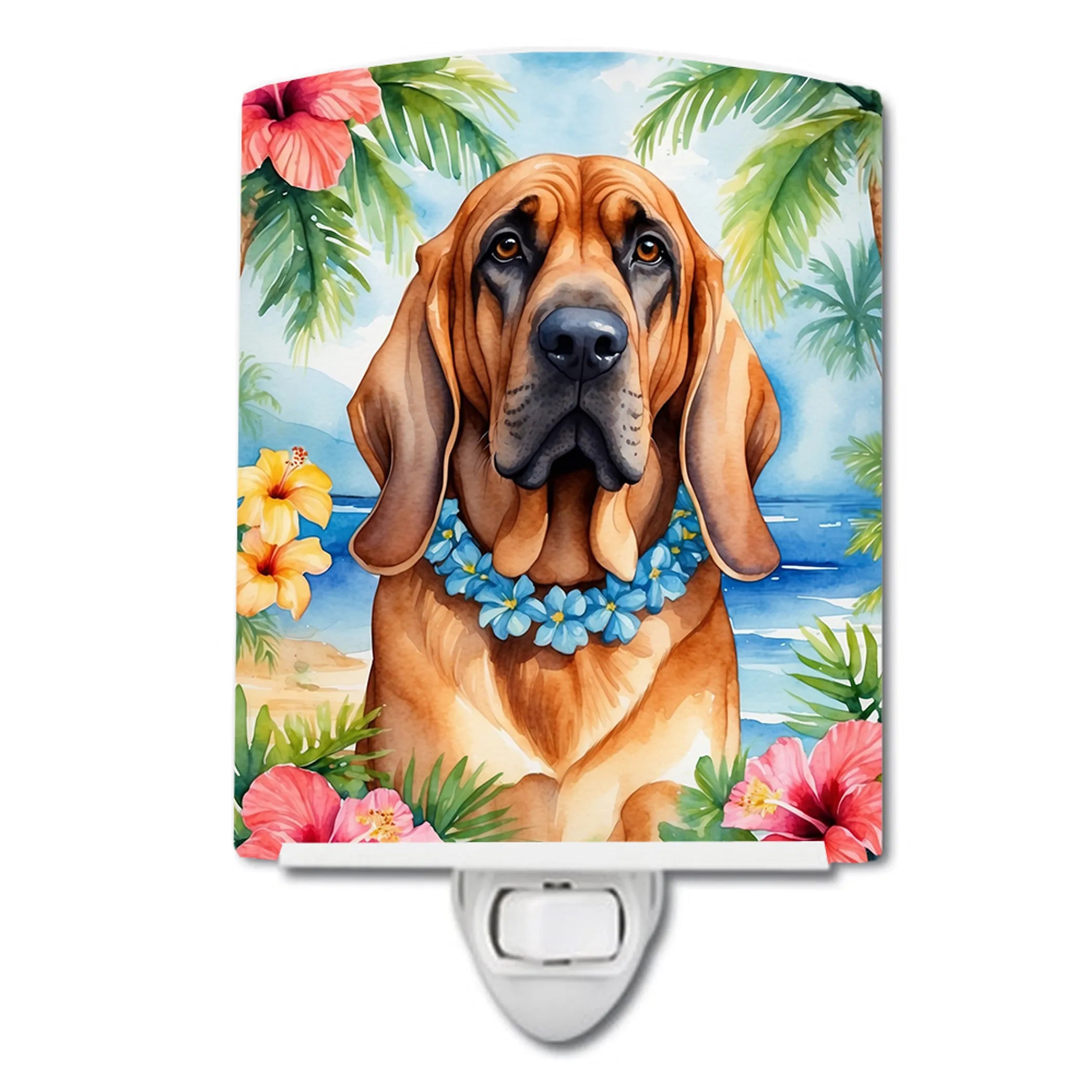 Luau Party Ceramic Night Light - Pack Of: 1 | Collection name: Luau party