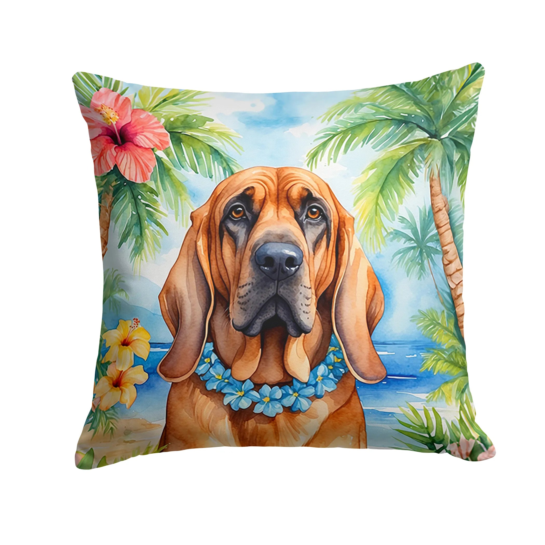 Luau Party Throw Pillow - Size: 14HX14W | Pack Of: 1 | Collection name: Luau party