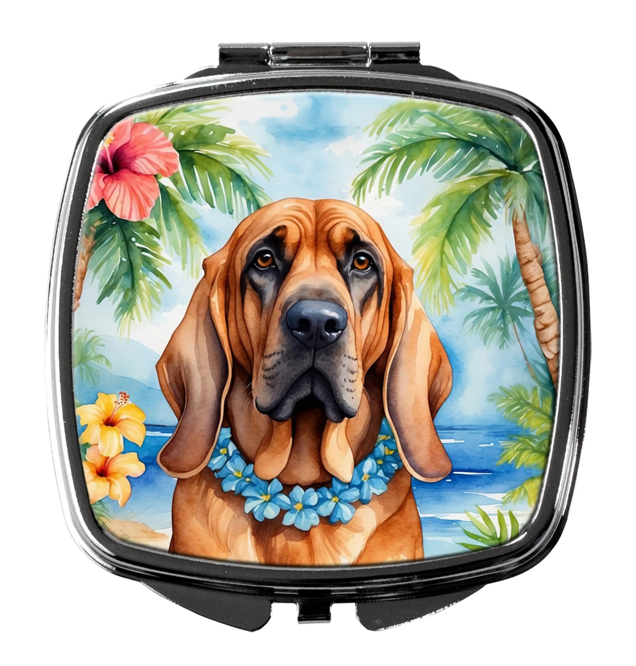 Luau Party Compact Mirror - Pack Of: 1 | Collection name: Luau party